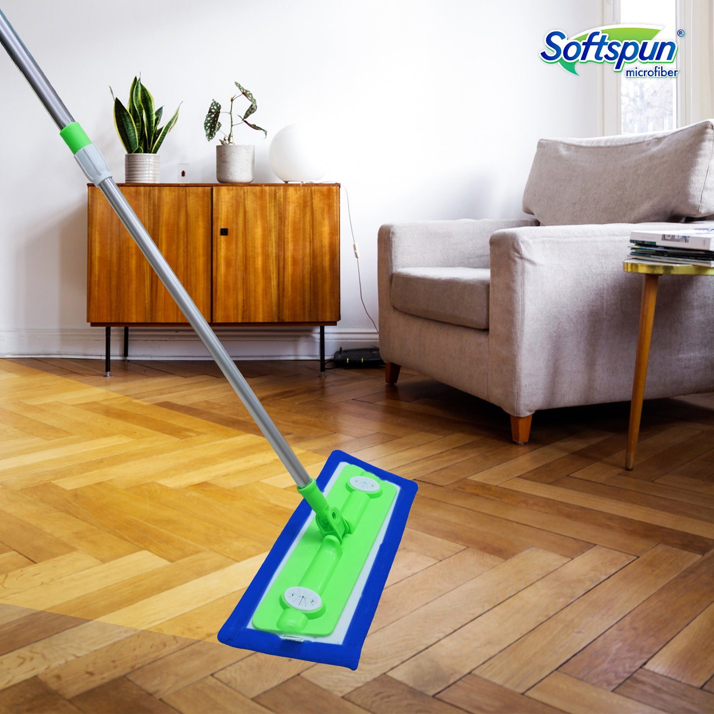 Microfiber Wet & Dry Velcro Mop Refill 18"