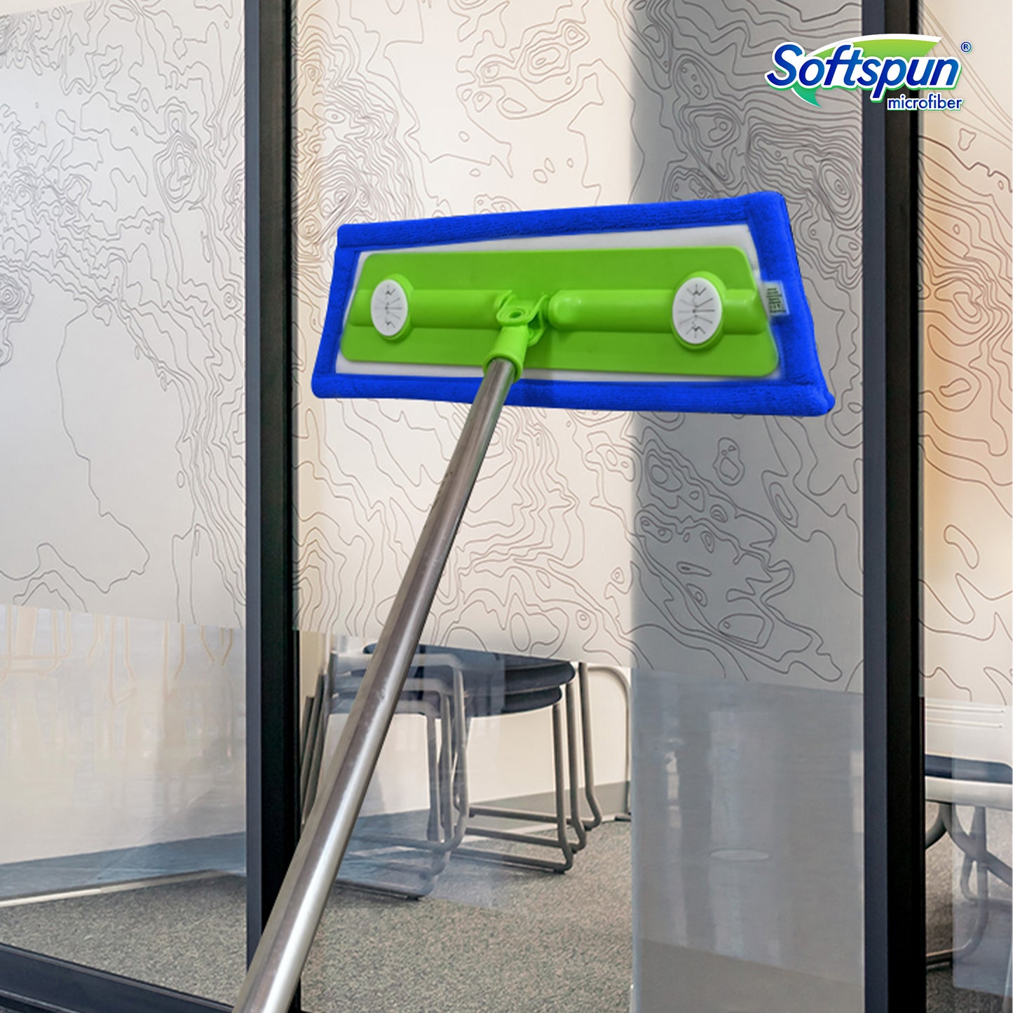 Microfiber Wet & Dry Velcro Mop Refill 18"