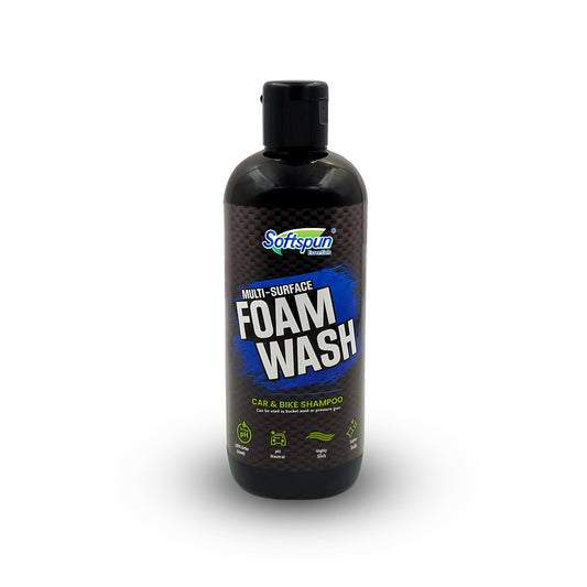 SOFTSPUN Essentials 300mL Car & Bike Premium Liquid Shampoo | Extra Suds, Removes Tough Dirt & Grime| pH Neutral | Works with Bucket & Foam Cannon