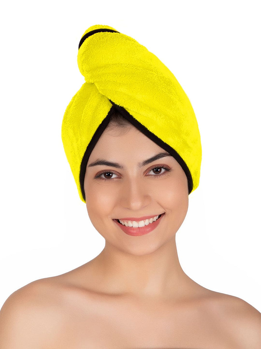 SOFTSPUN Microfiber Hair Cap 1 Pcs 70X25 cm 280 GSM Super Absorbent Qu