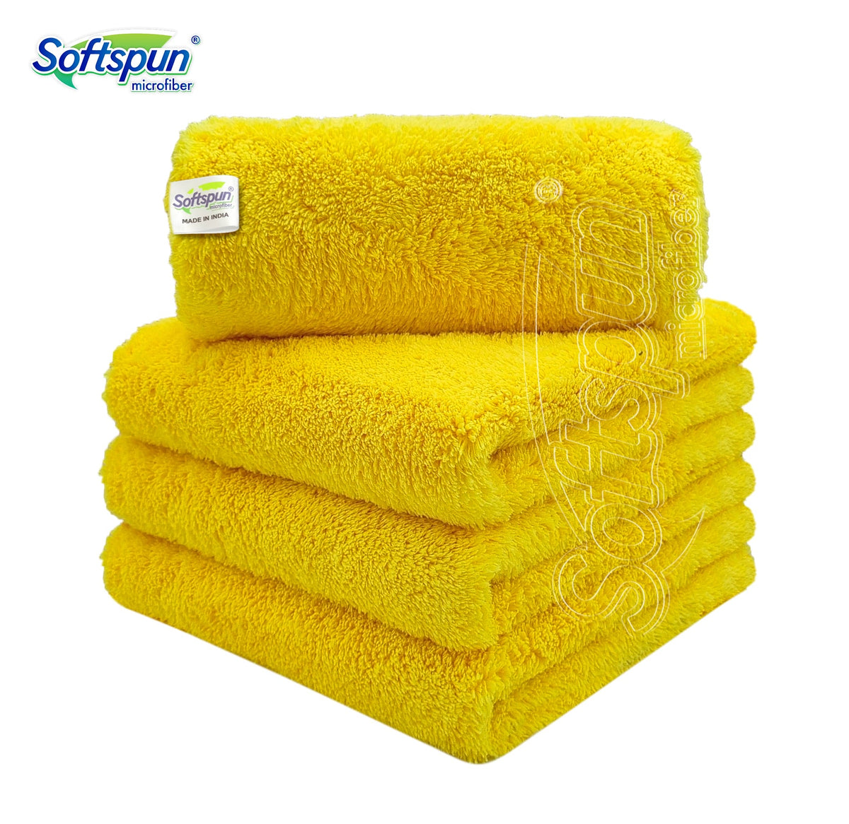 SOFTSPUN Microfiber ClothEdgeless with Ultrasonic Cut 500 GSM! Multi