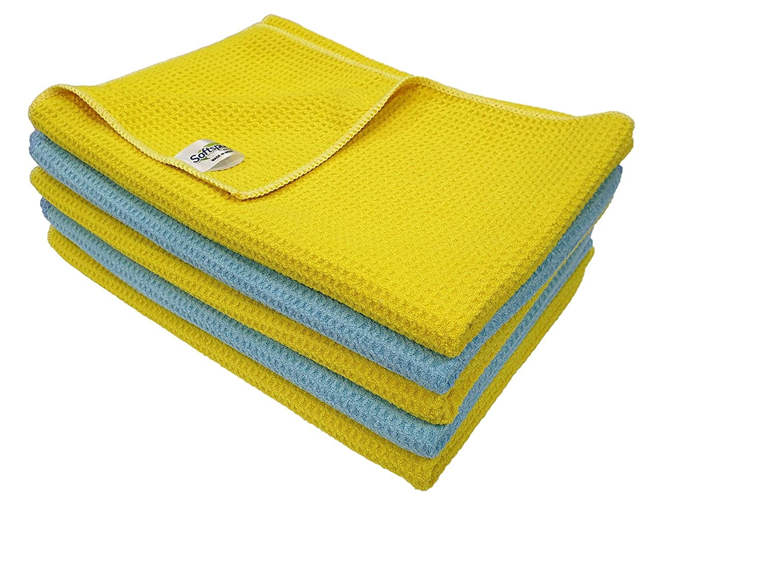 Softspun 400 GSM microfiber cloth is best for drying and best car polishing towel
