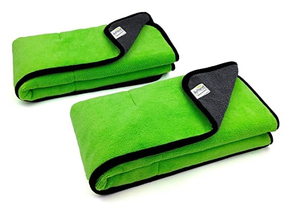 SOFTSPUN 680 GSM, Microfiber Super Absorbent Cloth Towel Set, Extra Thick Microfiber Cleaning Cloths Perfect for Bike, Auto, Cars Both Interior and Exterior.