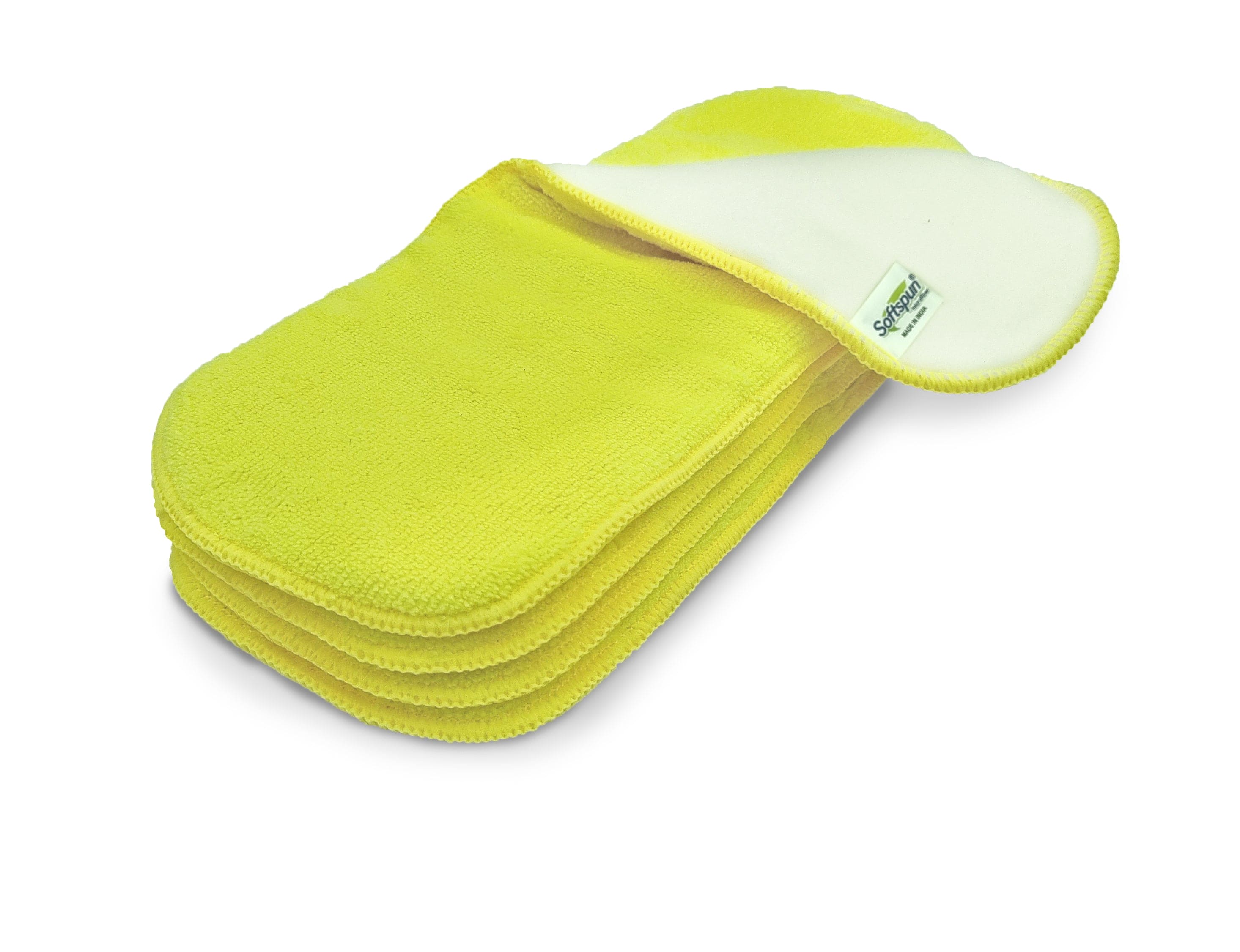 Microfiber 4 Layer Baby Cloth Diaper Inserts Softspun
