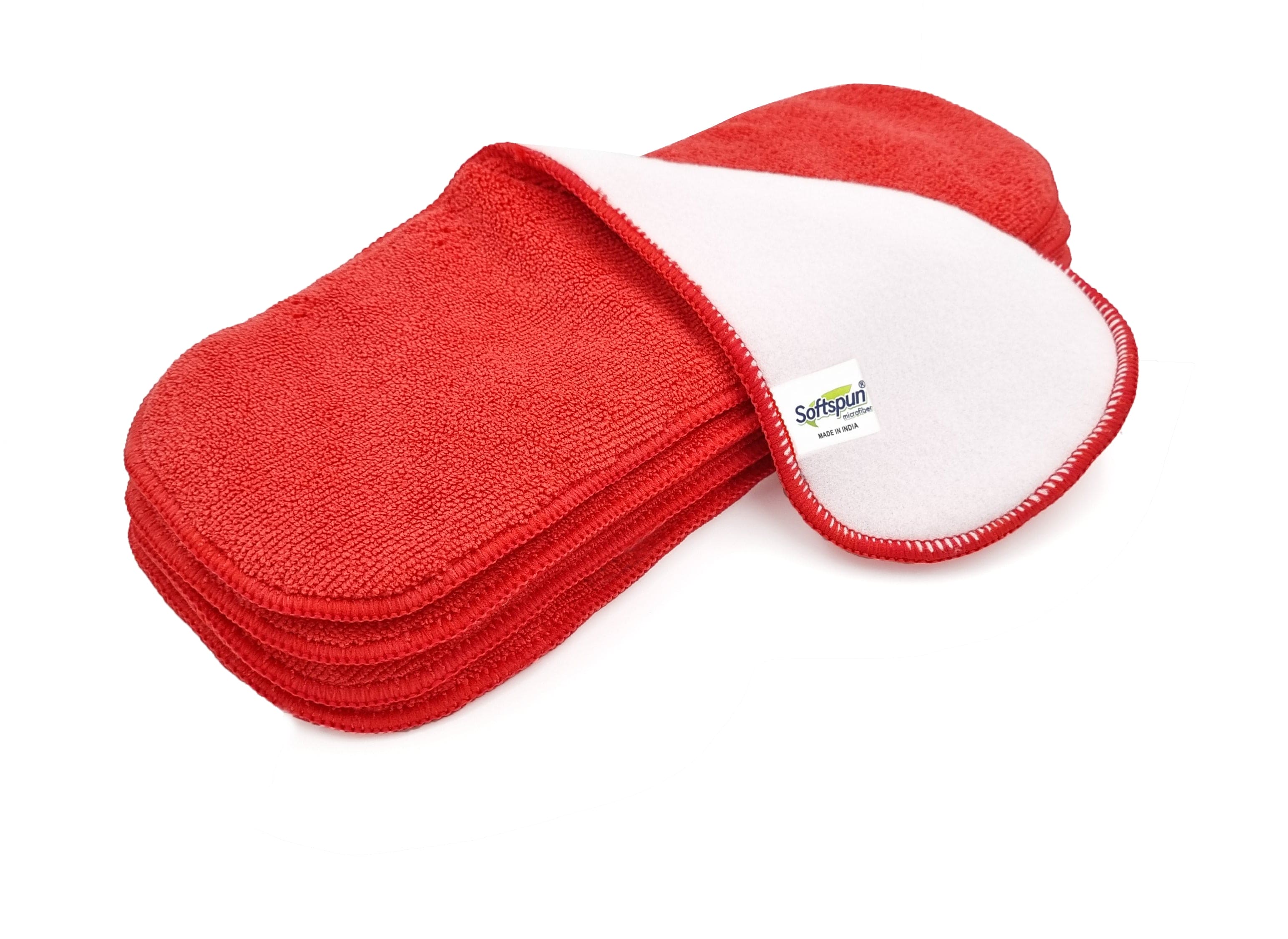 Microfiber 4 Layer Baby Cloth Diaper Inserts Softspun