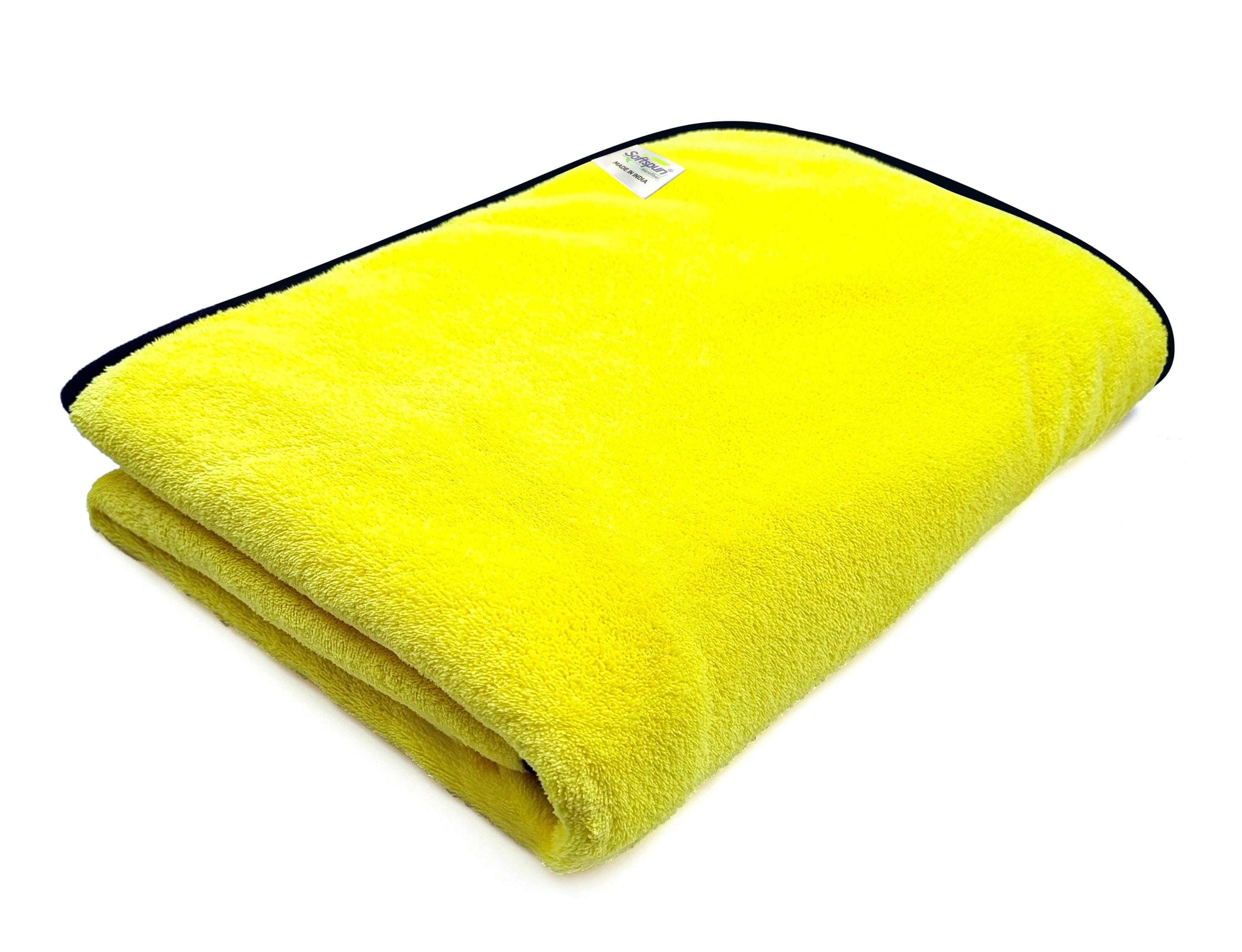 SOFTSPUN Microfiber Bath Towel 1 pc 60x120cm280 GSM Ultra Absorbent Super Soft & Comfortable Quick Drying for Men & Women Daily Use Pack of 1 Extra Large Size Unisex.