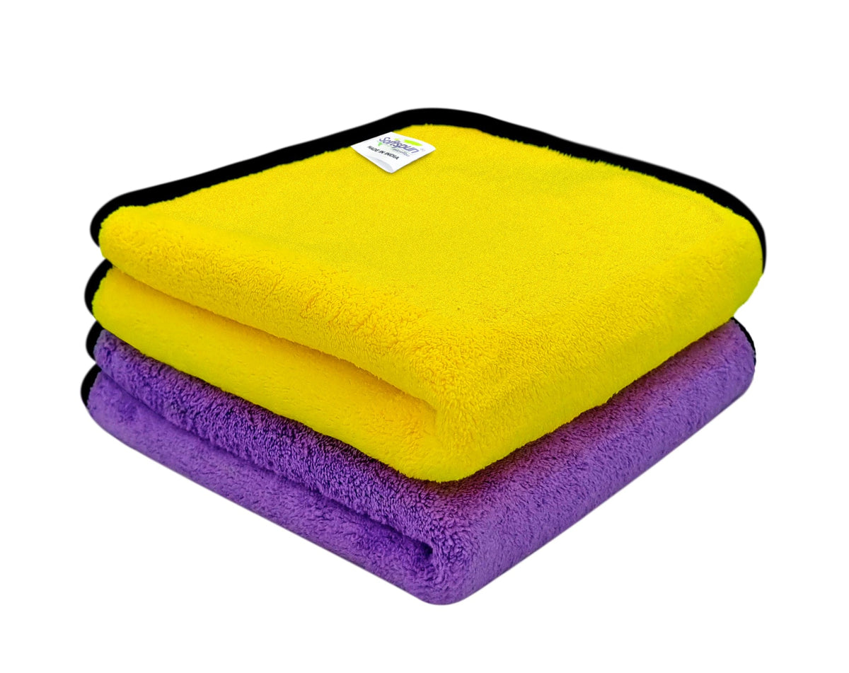 SOFTSPUN 900 GSM, Microfiber Double Layered Silk Banded Edge Cloth, Ex