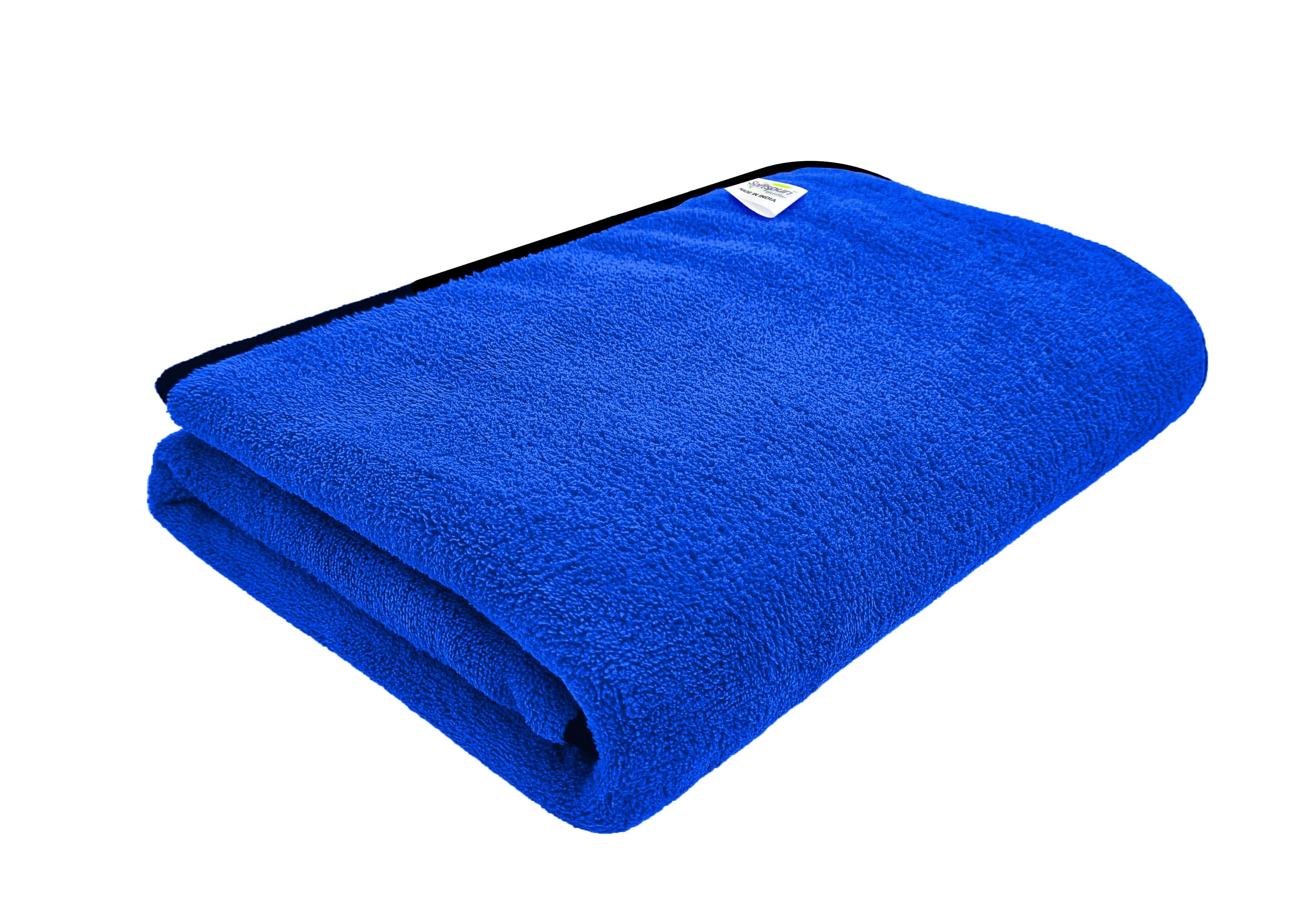 SOFTSPUN Microfiber Bath Towel 1 pc 60x120cm280 GSM Ultra Absorbent Super Soft & Comfortable Quick Drying for Men & Women Daily Use Pack of 1 Extra Large Size Unisex.