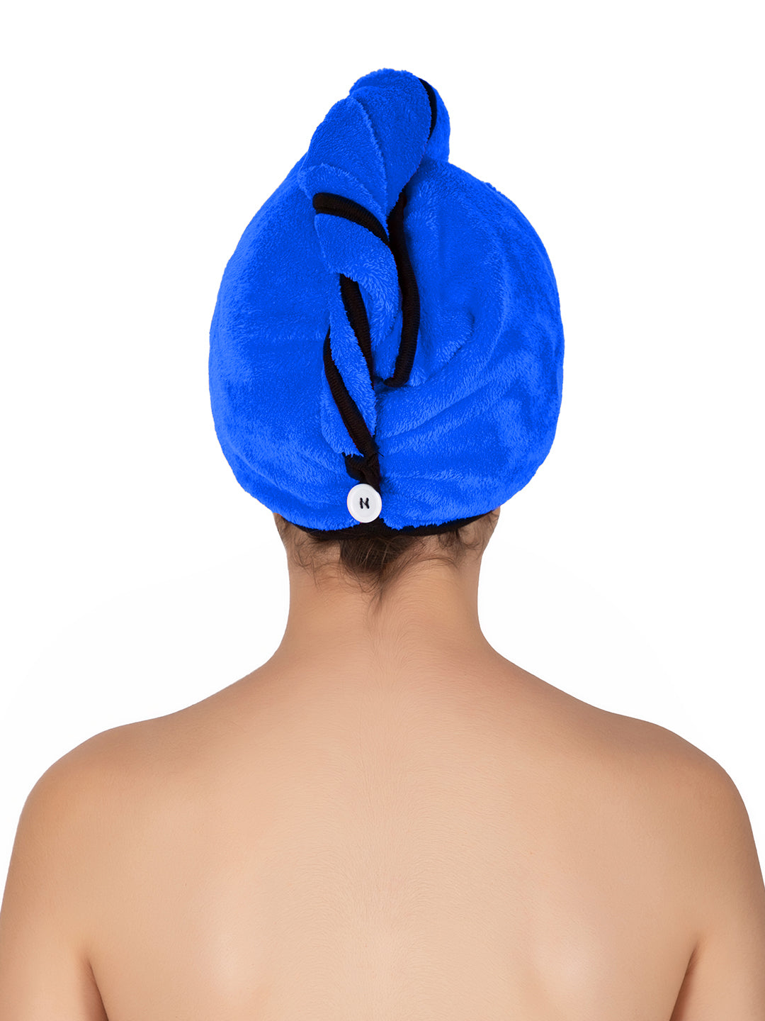 SOFTSPUN Microfiber Hair Cap 1 Pcs 70X25 cm 280 GSM Super Absorbent Quick Dry Hair Turban for Drying All Kinds of Hair Straight or Curly Short or Long Thin or Thick Hair.