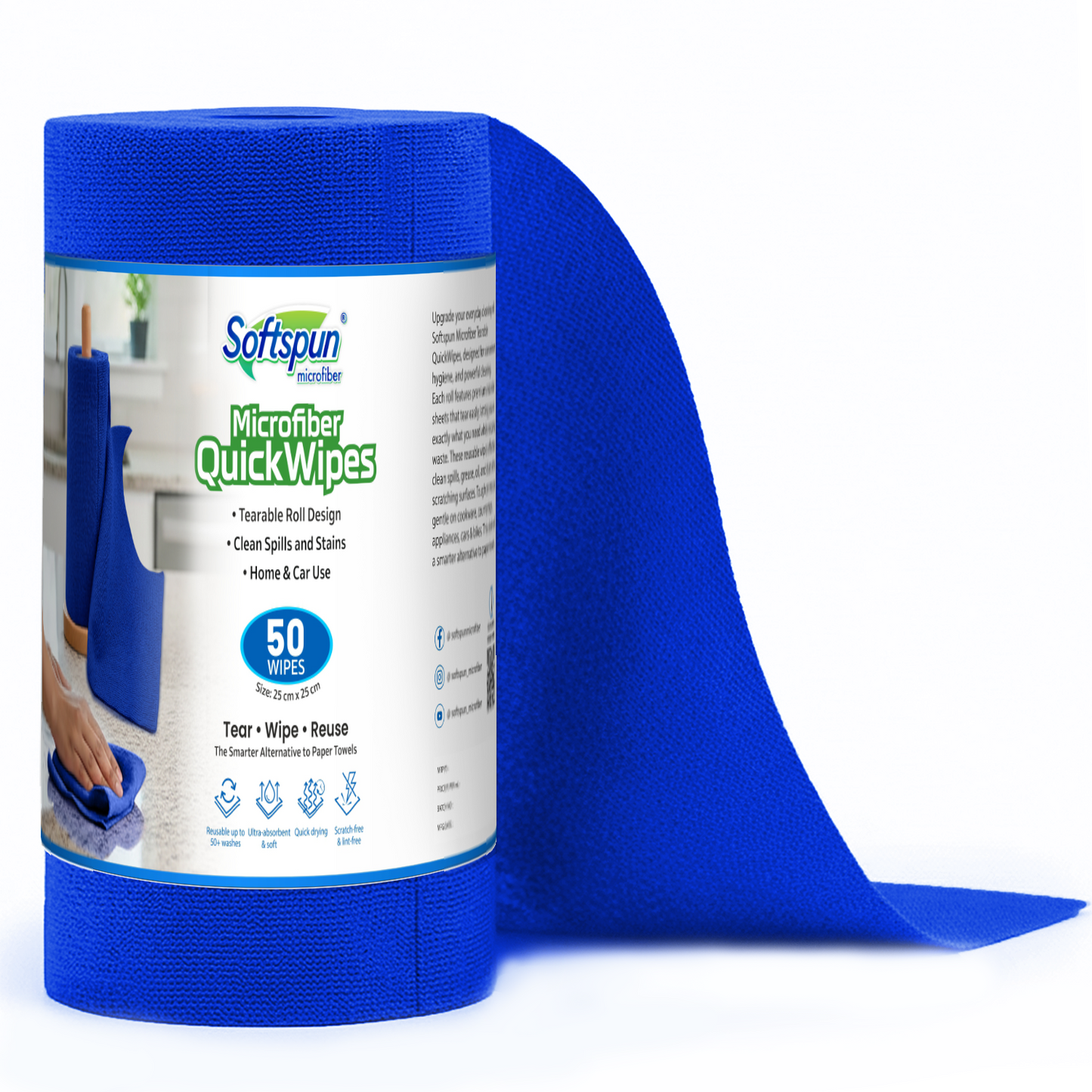 Microfiber Cleaning Roll