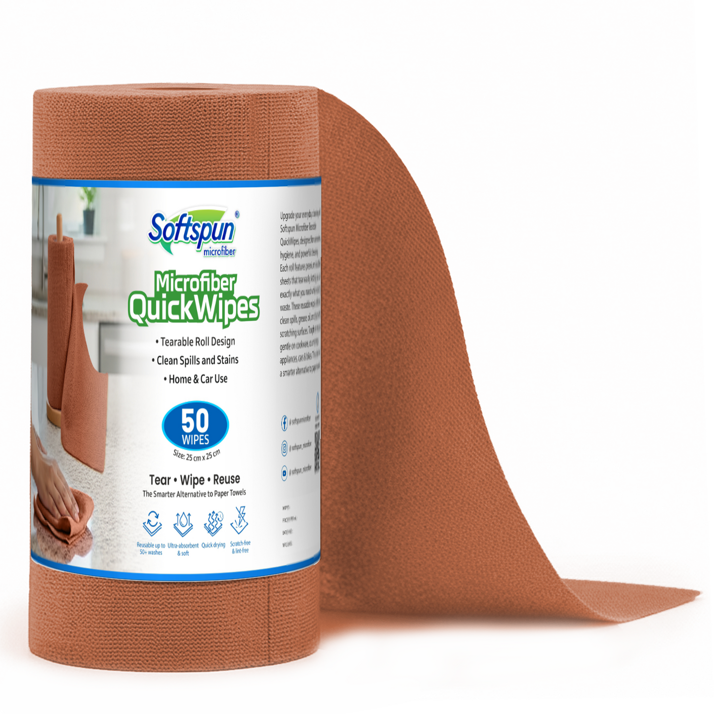 Microfiber Cleaning Roll