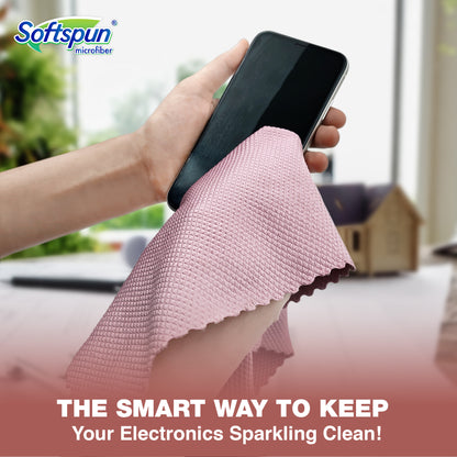 SOFTSPUN Essentials HYDRO Glass Cleaner + Premium Microfiber Glass Cloth