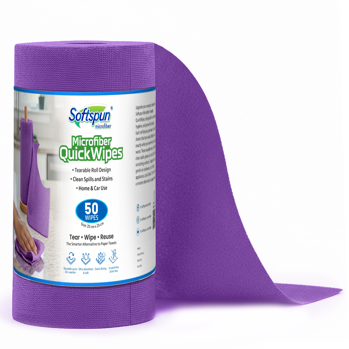 Microfiber Cleaning Roll