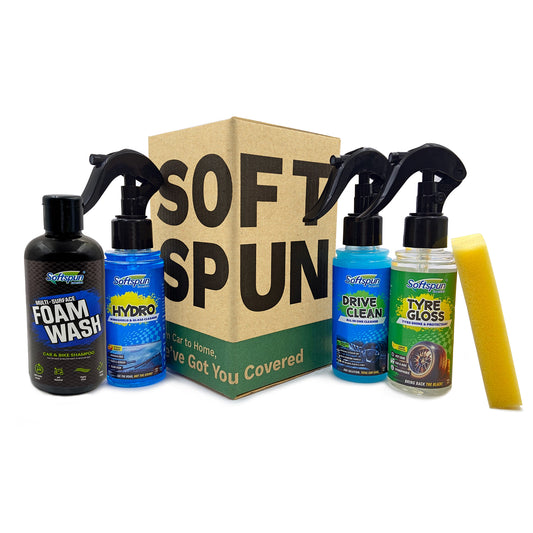 SOFTSPUN Essentials Car Clean & Wash Starter Kit