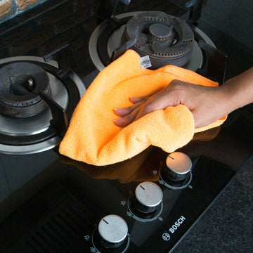 Microfiber cleaning - Sparkling shine for your appliances, automobile, and furniture