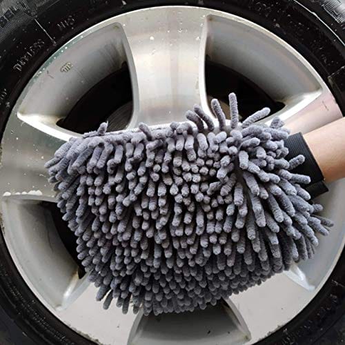 SOFTSPUN Microfiber Super Absorbent Cloth, 500 GSM, Grey! Silk Banded Edge Towel Set, Extra Thick Microfiber Cleaning Cloths Perfect for Bike, Auto, Cars Both Interior and Exterior.