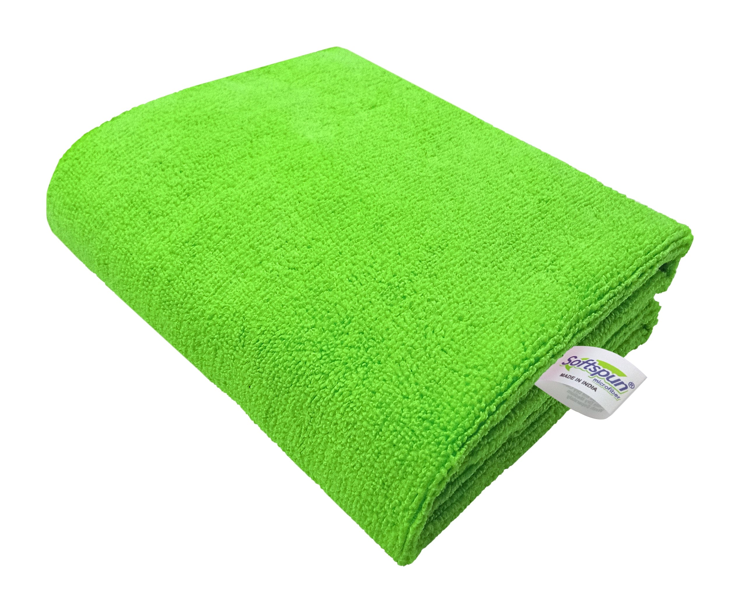 SOFTSPUN Microfiber Hair and Face Care Towel Set of 1 Piece, 340 GSM. Super Soft & Comfortable, Quick Drying, Ultra Absorbent in Large Size.