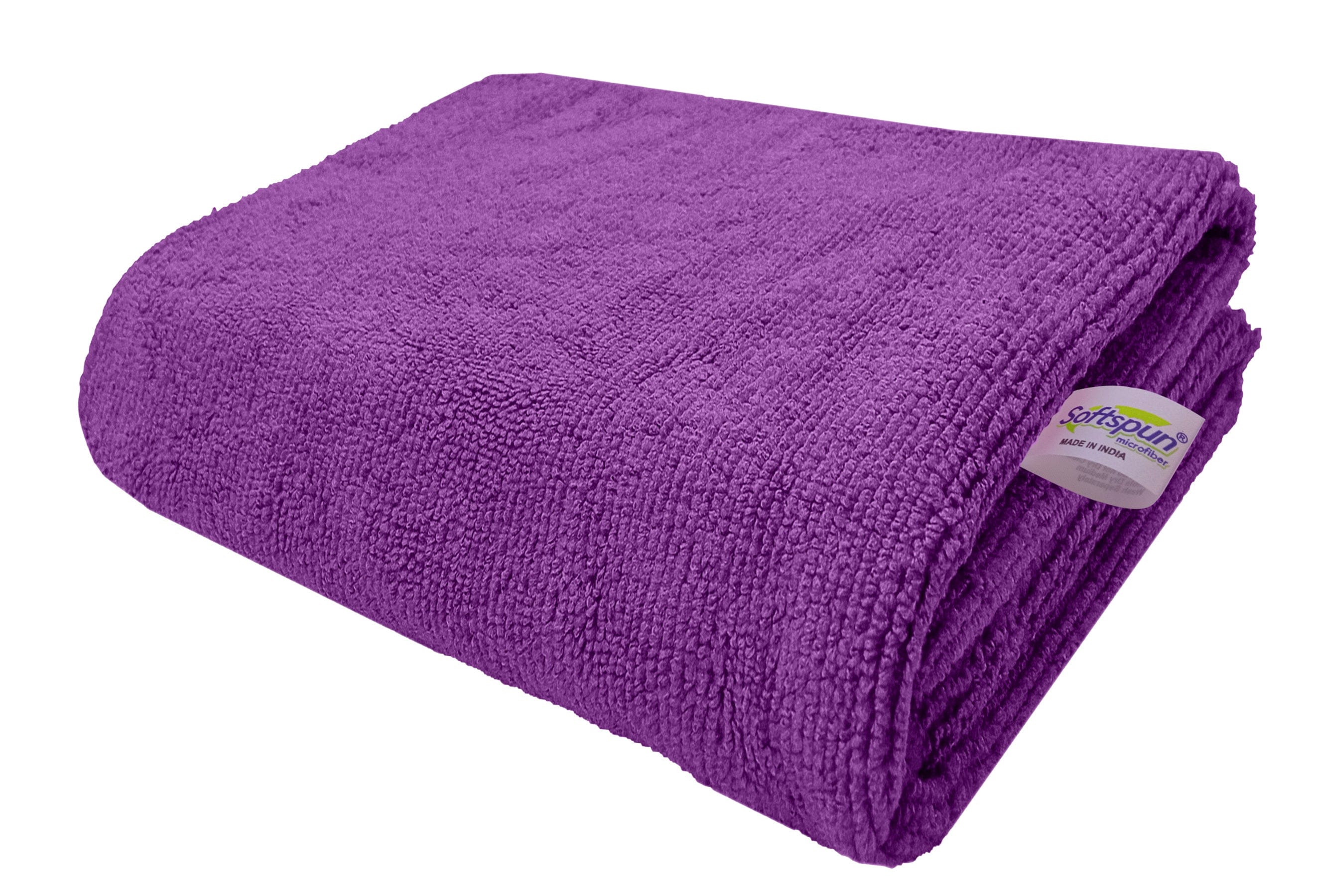 SOFTSPUN Microfiber Gym & Sports Towels for Men & Women 1 pcs, 340 GSM. Fast Drying, Super Absorbent, Lightweight & Ultra-Compact Sweat Towels for Working Out Camping, Hiking, Travel