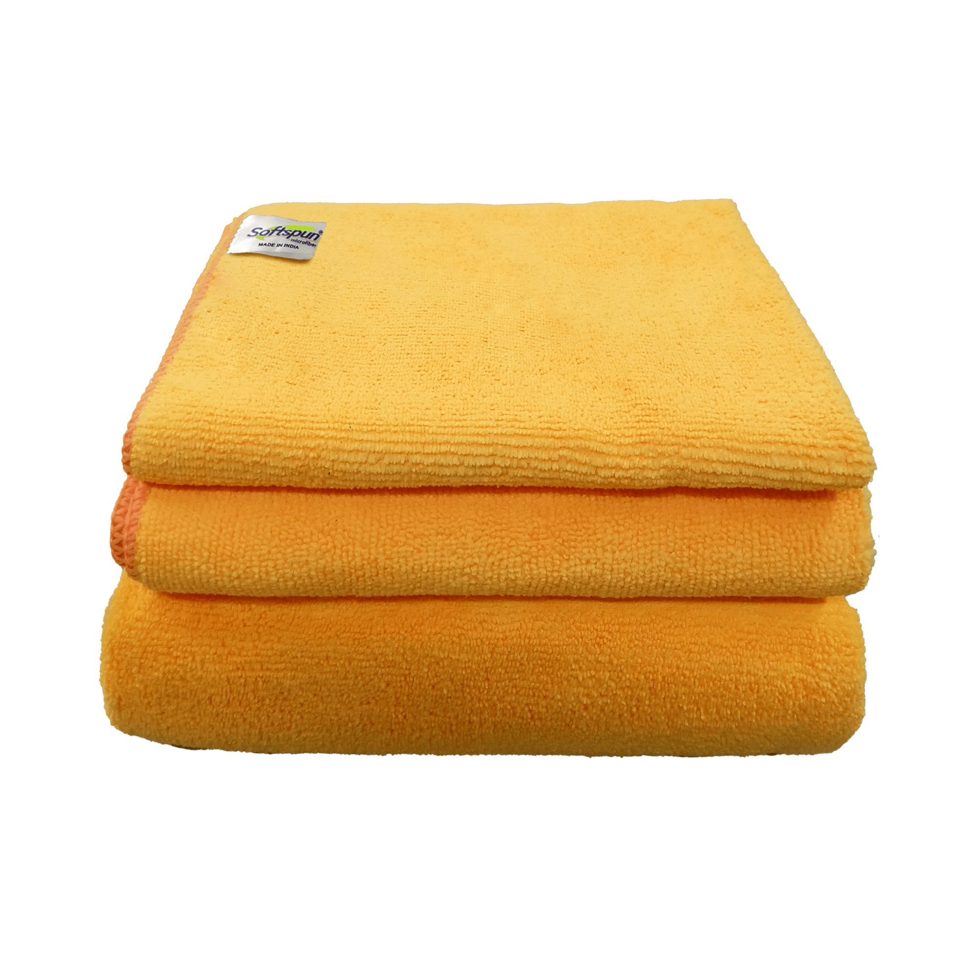 SOFTSPUN Microfiber Baby Face & Bath Towel Set of 3 Pieces, 340 GSM, Super Soft & Comfortable for Newborn Babies, Quick Drying, Ultra Absorbent in Large size.