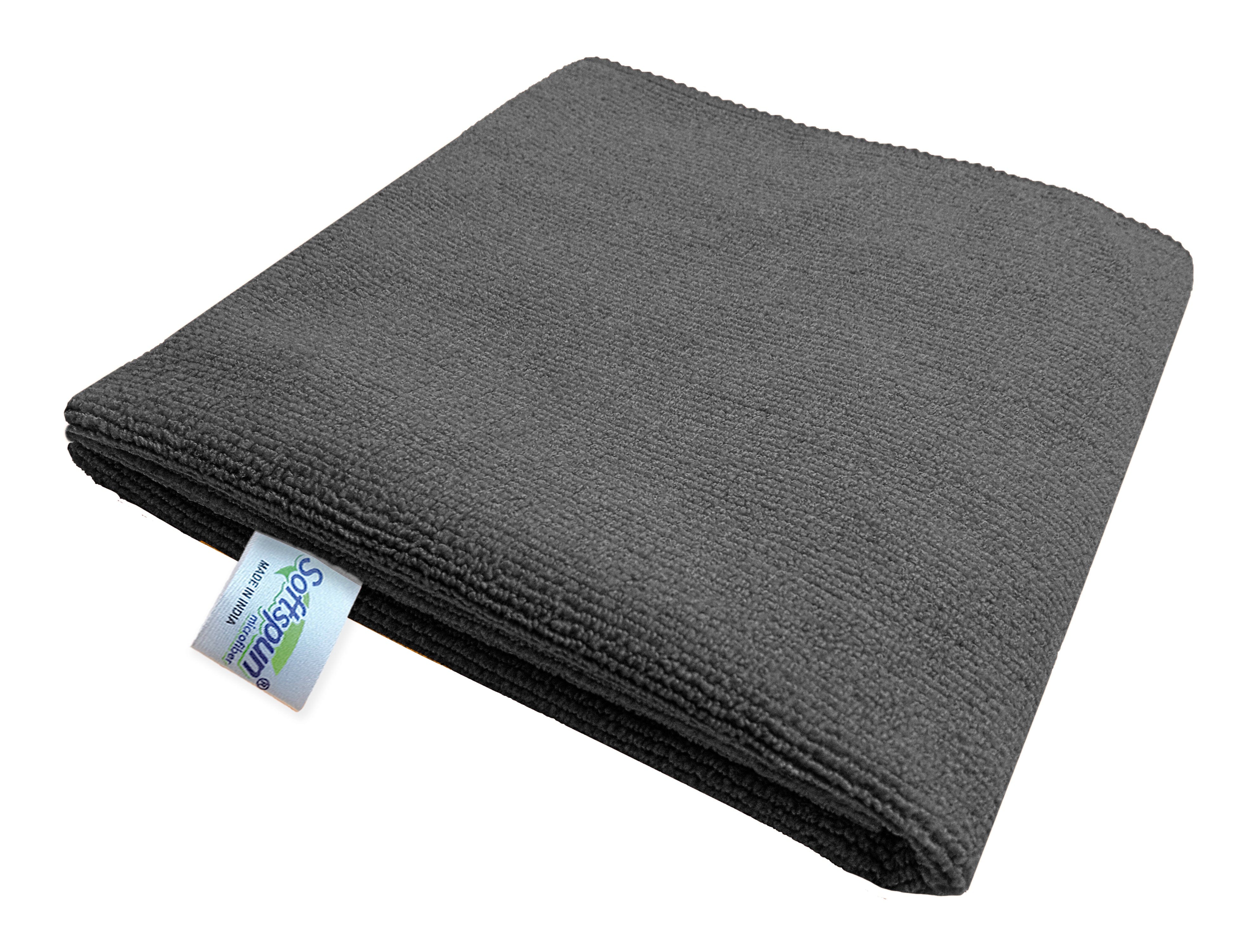 SOFTSPUN Microfiber Hair and Face Care Towel Set of 1 Piece, 340 GSM. Super Soft & Comfortable, Quick Drying, Ultra Absorbent in Large Size.