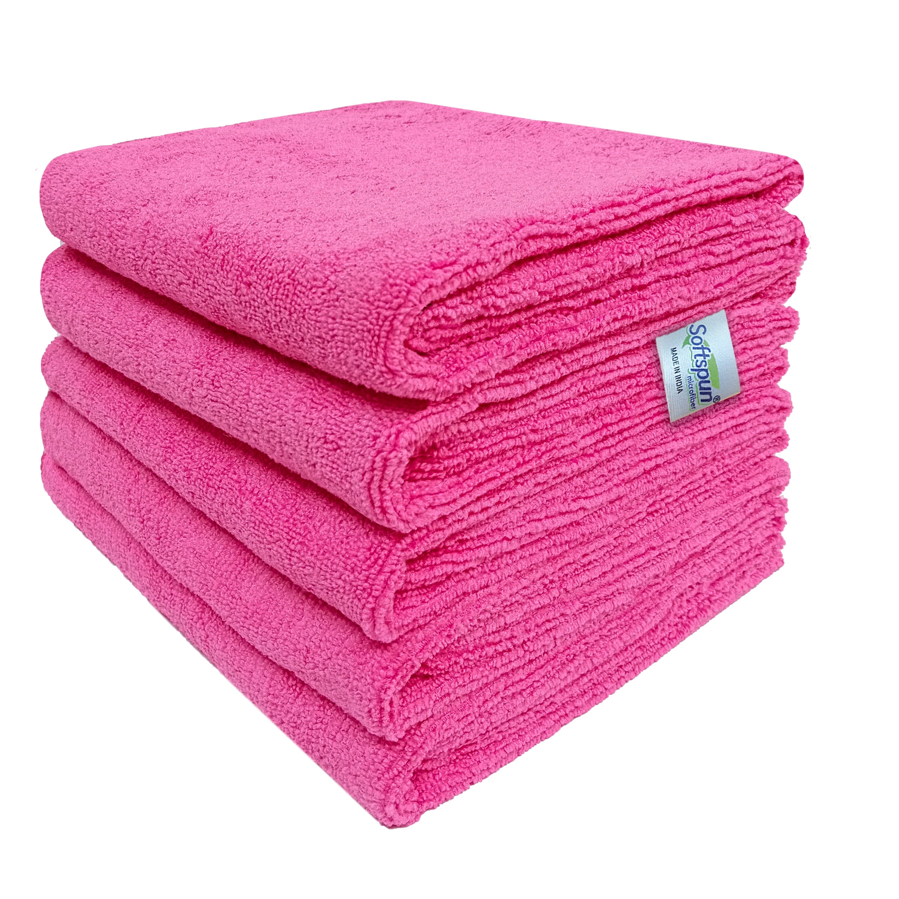 SOFTSPUN Microfiber Face Care Towel, 340 GSM. Super Soft & Comfortable, Quick Drying, Ultra Absorbent in Large Size.