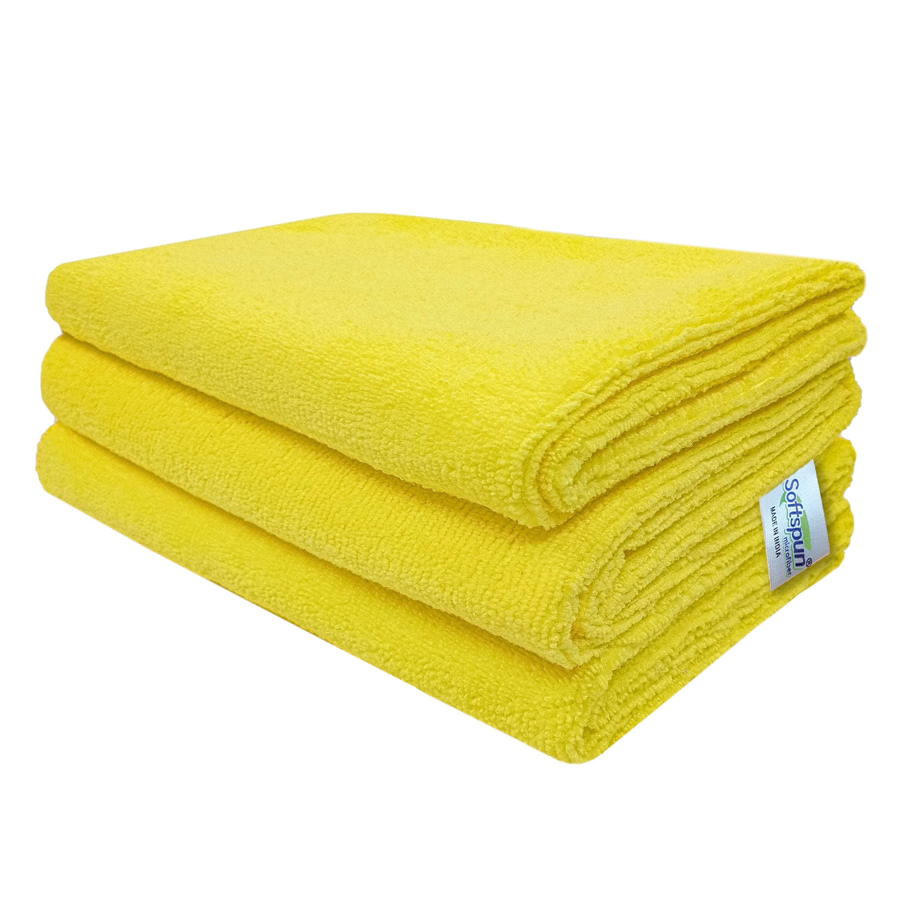 SOFTSPUN Microfiber Face Care Towel, 340 GSM. Super Soft & Comfortable, Quick Drying, Ultra Absorbent in Large Size.