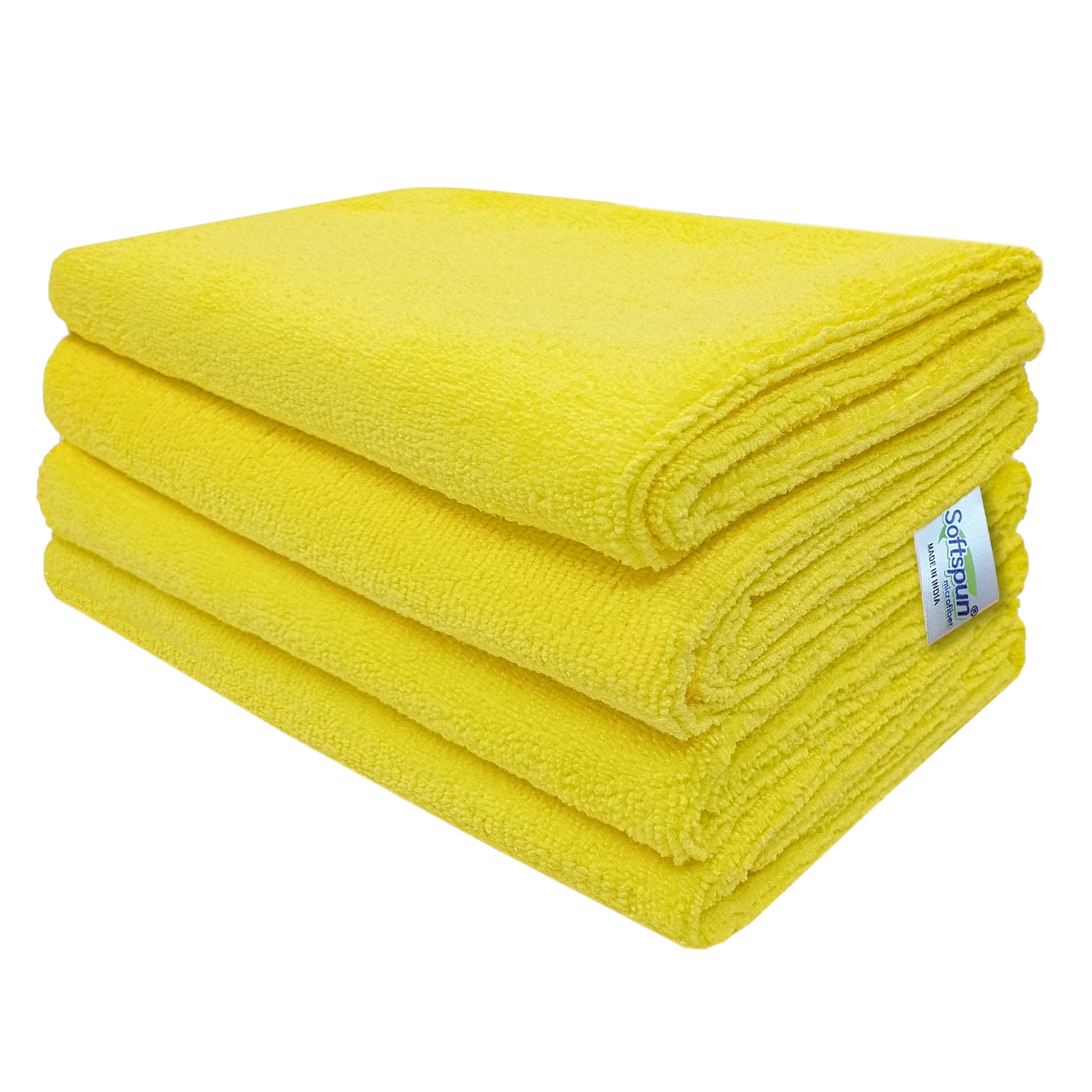 SOFTSPUN Microfiber Face Care Towel, 340 GSM. Super Soft & Comfortable, Quick Drying, Ultra Absorbent in Large Size.