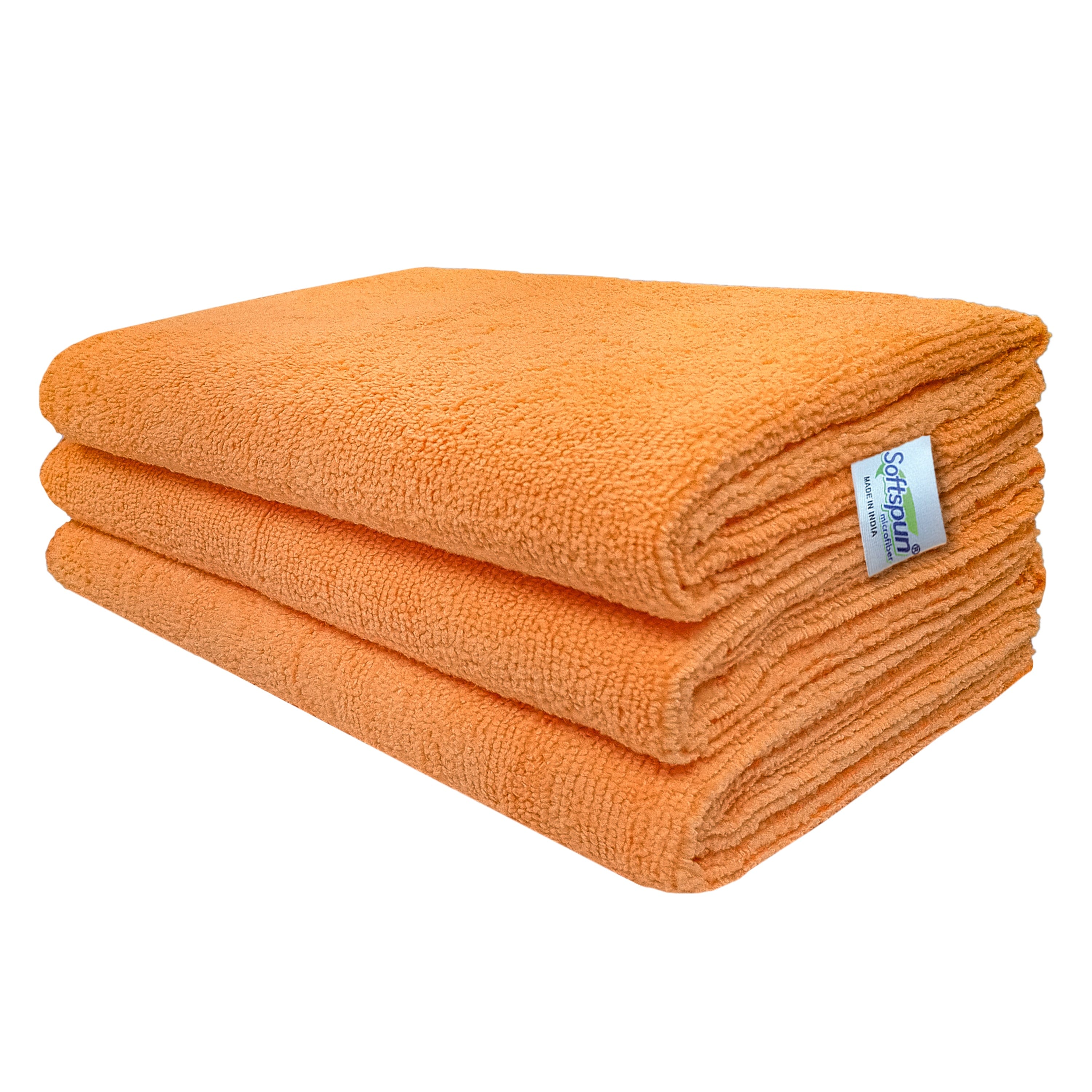 SOFTSPUN Microfiber Face Care Towel, 340 GSM. Super Soft & Comfortable, Quick Drying, Ultra Absorbent in Large Size.