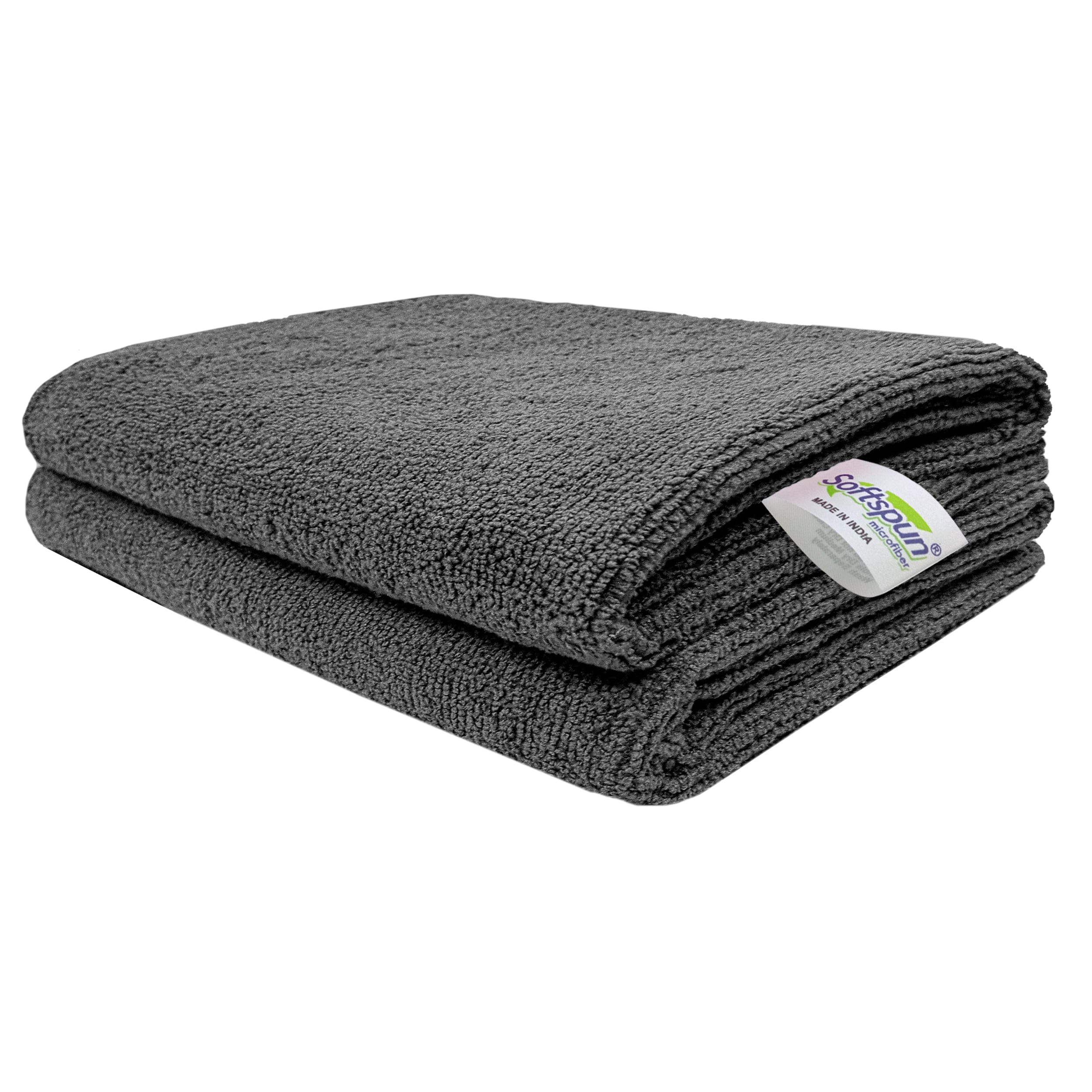 SOFTSPUN Microfiber Face Care Towel, 340 GSM. Super Soft & Comfortable, Quick Drying, Ultra Absorbent in Large Size.