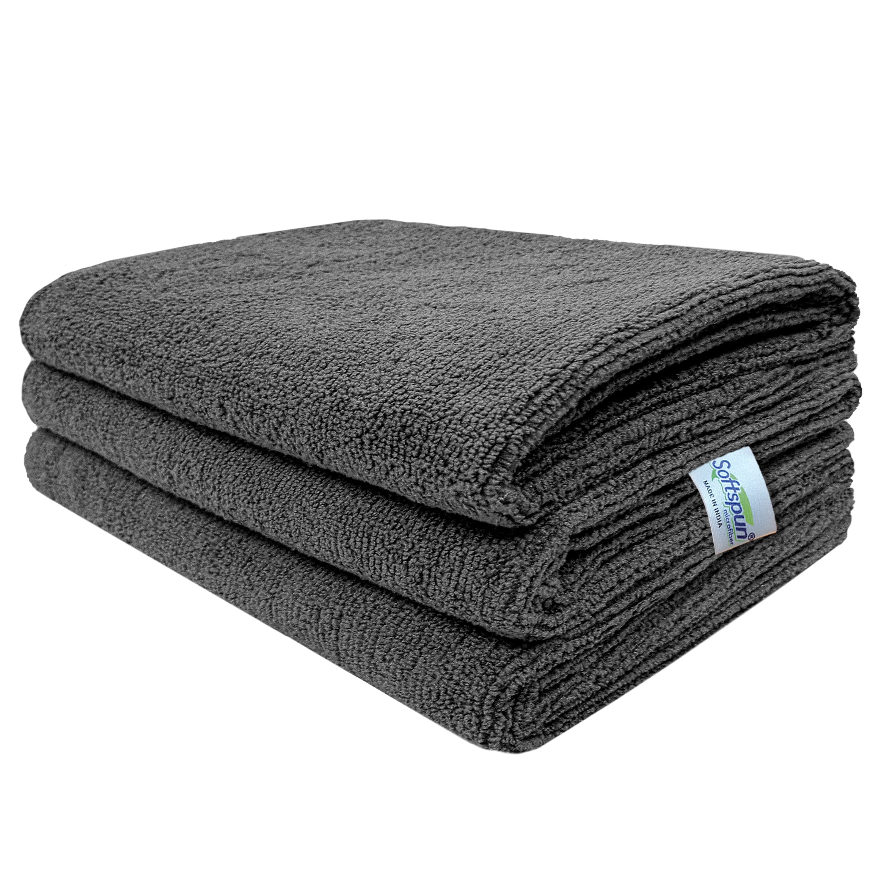 SOFTSPUN Microfiber Face Care Towel, 340 GSM. Super Soft & Comfortable, Quick Drying, Ultra Absorbent in Large Size.