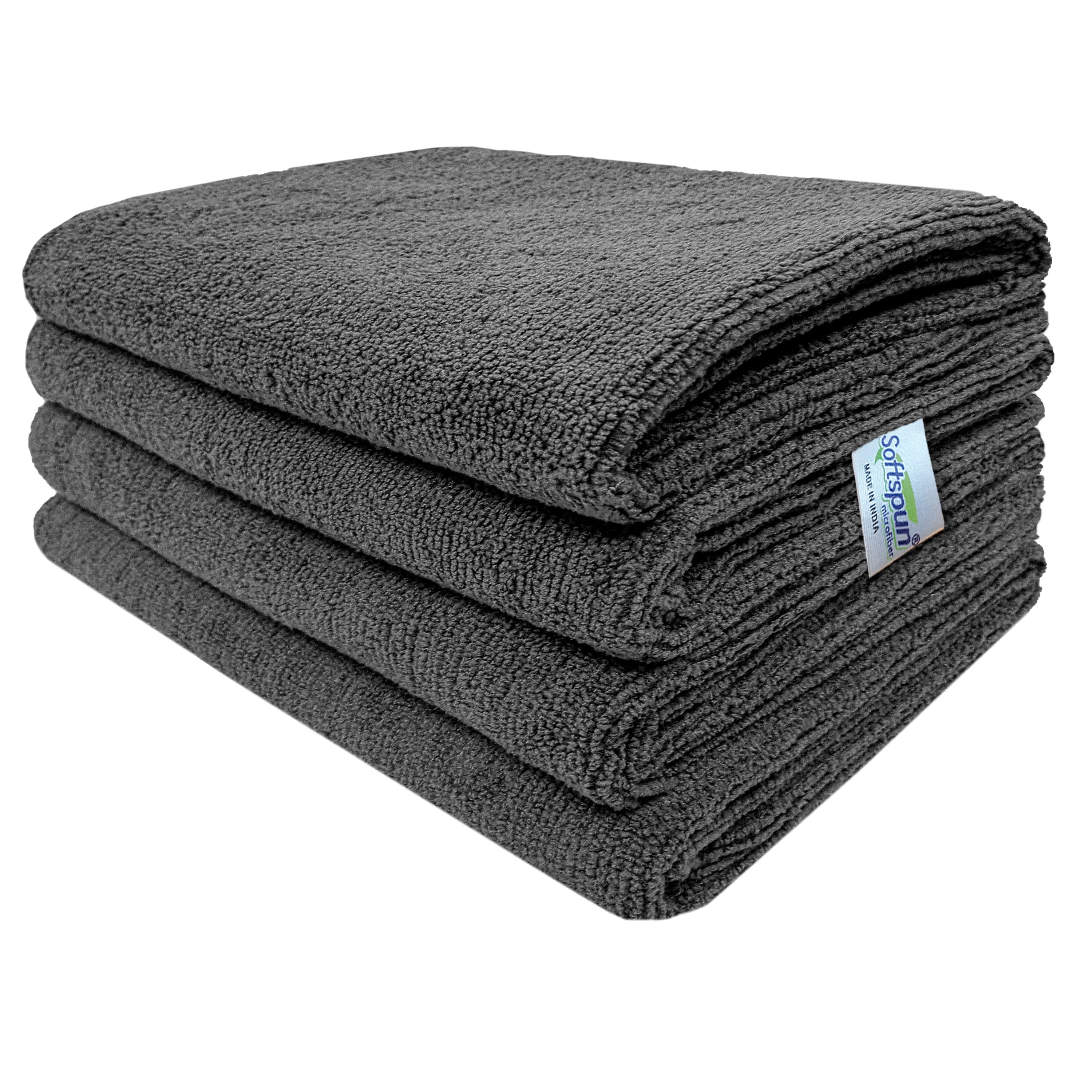 SOFTSPUN Microfiber Face Care Towel, 340 GSM. Super Soft & Comfortable, Quick Drying, Ultra Absorbent in Large Size.