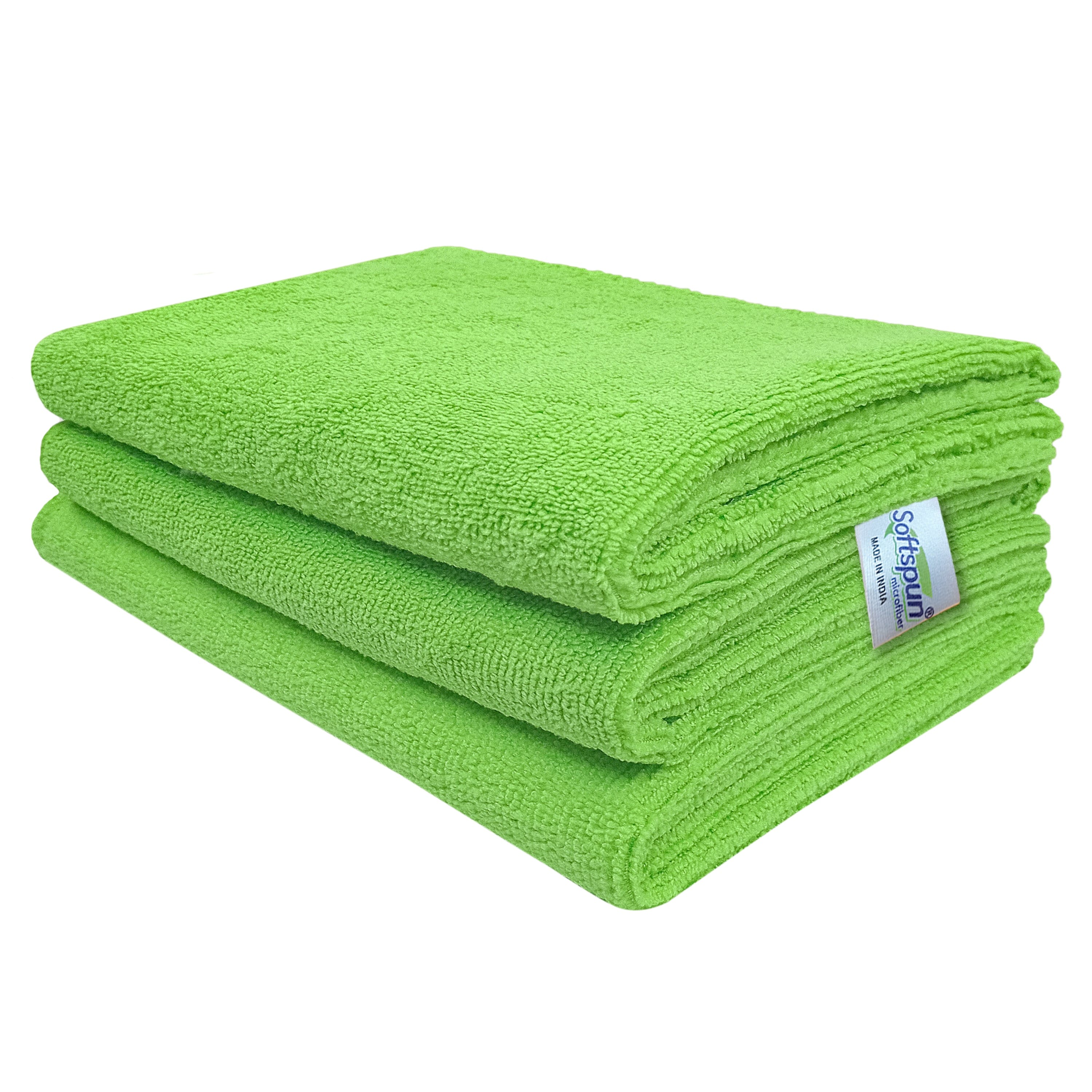 SOFTSPUN Microfiber Face Care Towel, 340 GSM. Super Soft & Comfortable, Quick Drying, Ultra Absorbent in Large Size.