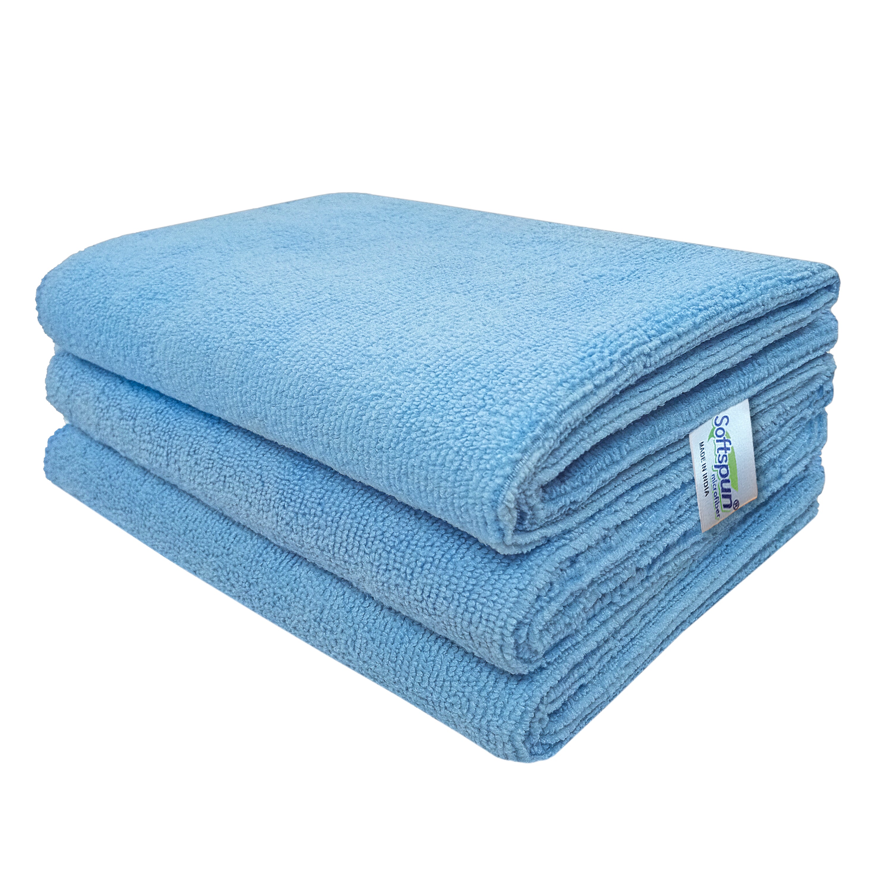 SOFTSPUN Microfiber Face Care Towel, 340 GSM. Super Soft & Comfortable, Quick Drying, Ultra Absorbent in Large Size.