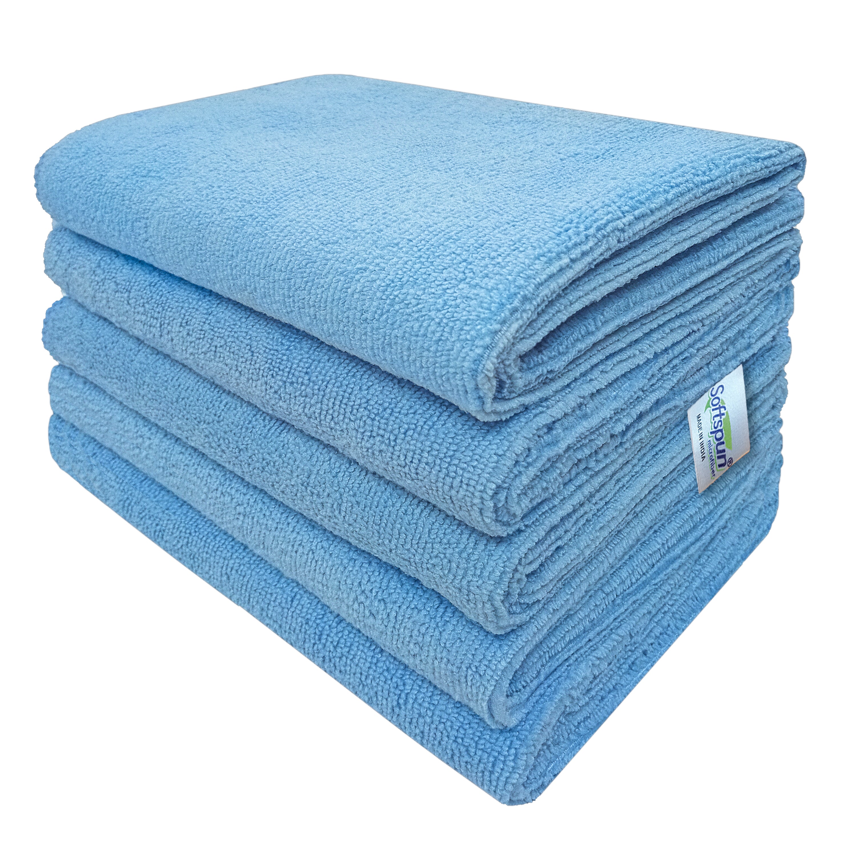 SOFTSPUN Microfiber Face Care Towel, 340 GSM. Super Soft & Comfortable, Quick Drying, Ultra Absorbent in Large Size.