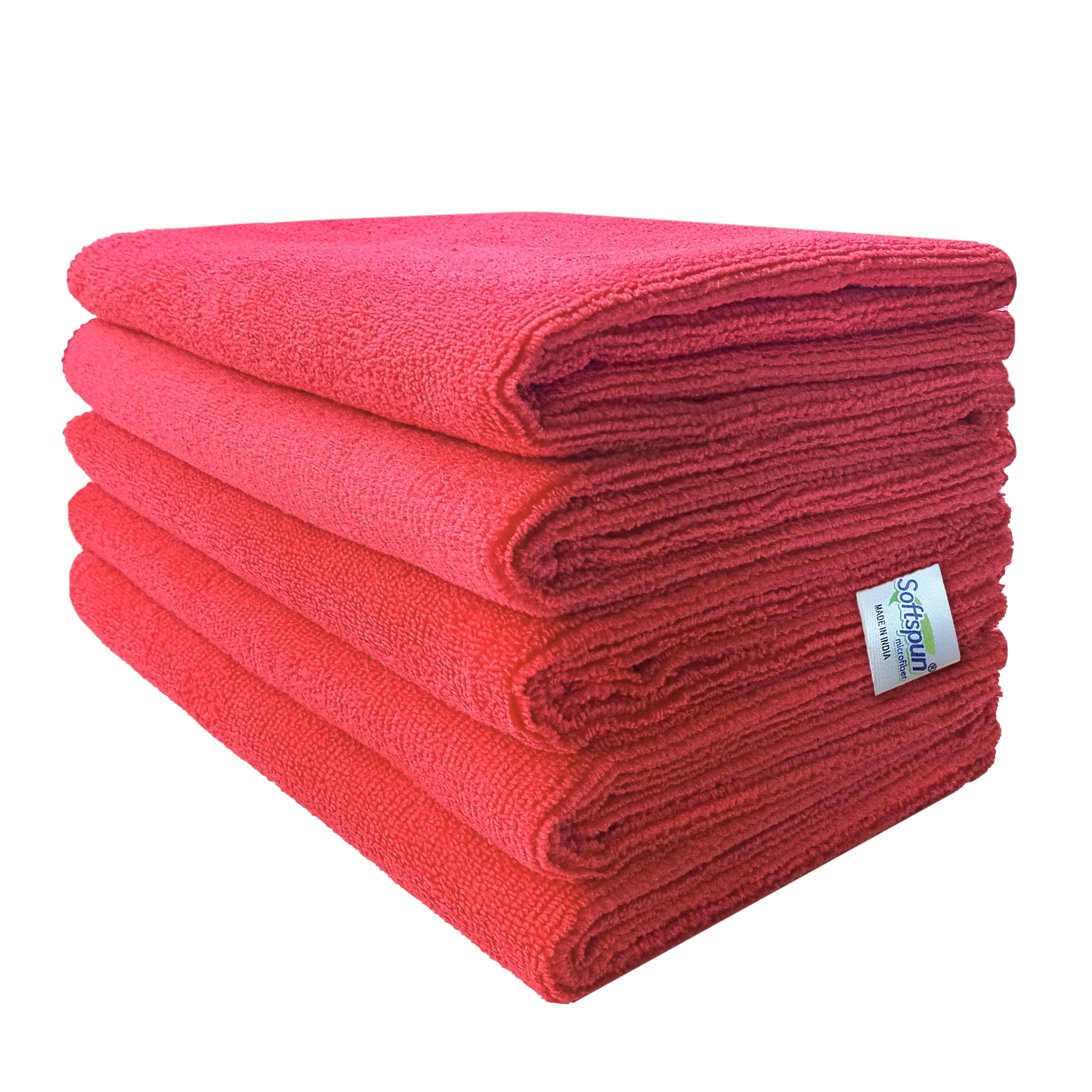 SOFTSPUN Microfiber Face Care Towel, 340 GSM. Super Soft & Comfortable, Quick Drying, Ultra Absorbent in Large Size.