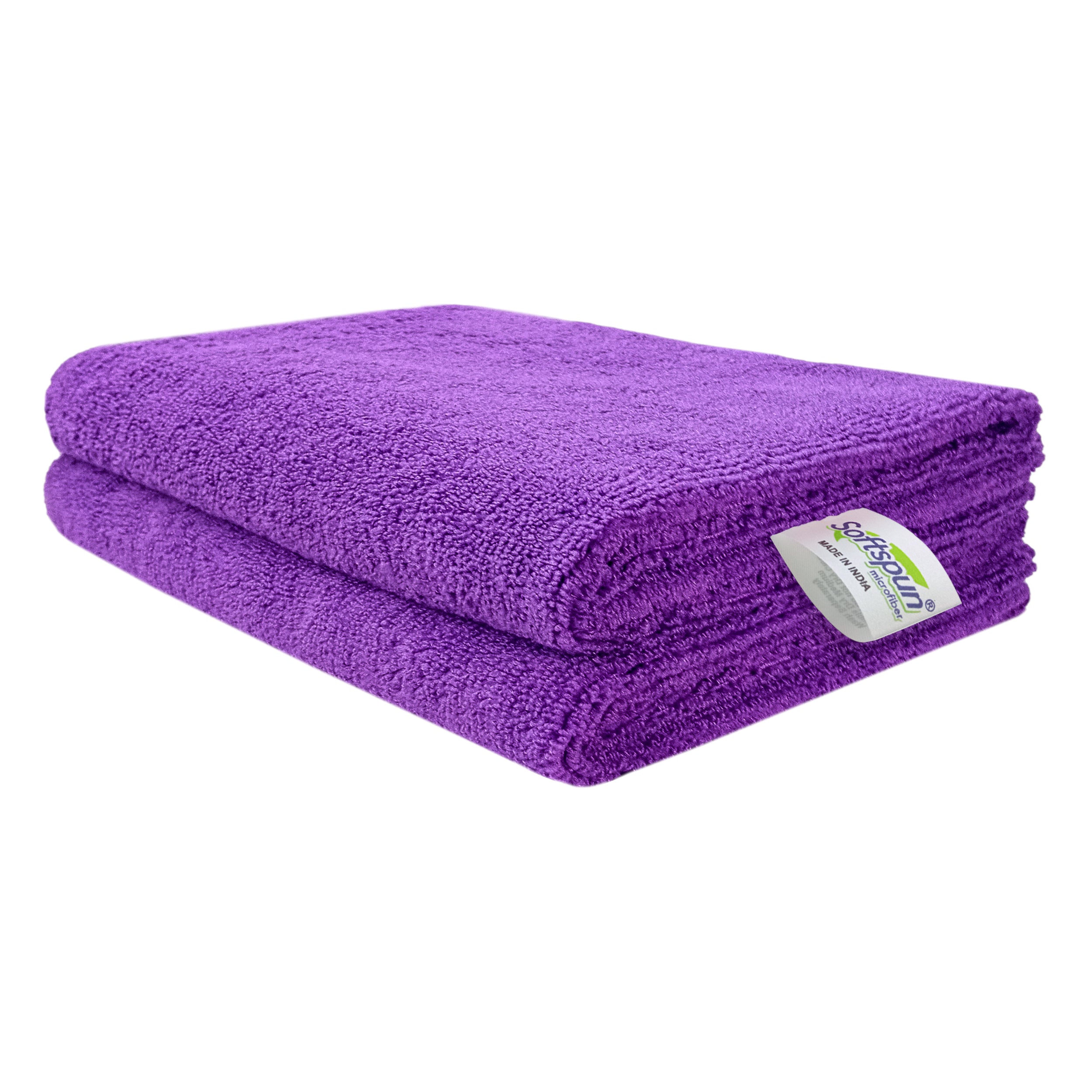 SOFTSPUN Microfiber Face Care Towel, 340 GSM. Super Soft & Comfortable, Quick Drying, Ultra Absorbent in Large Size.