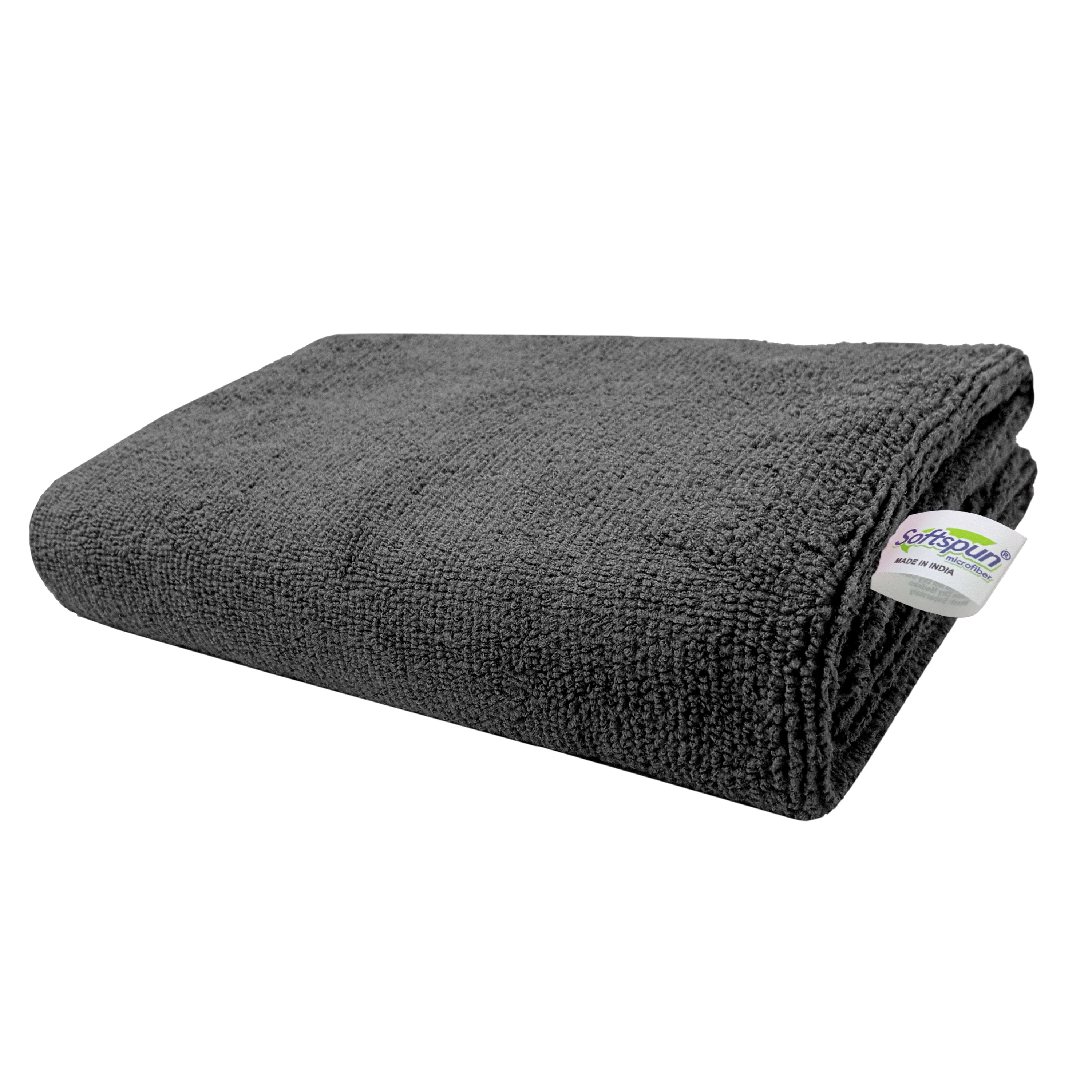 SOFTSPUN Microfiber Face Care Towel, 340 GSM. Super Soft & Comfortable, Quick Drying, Ultra Absorbent in Large Size.