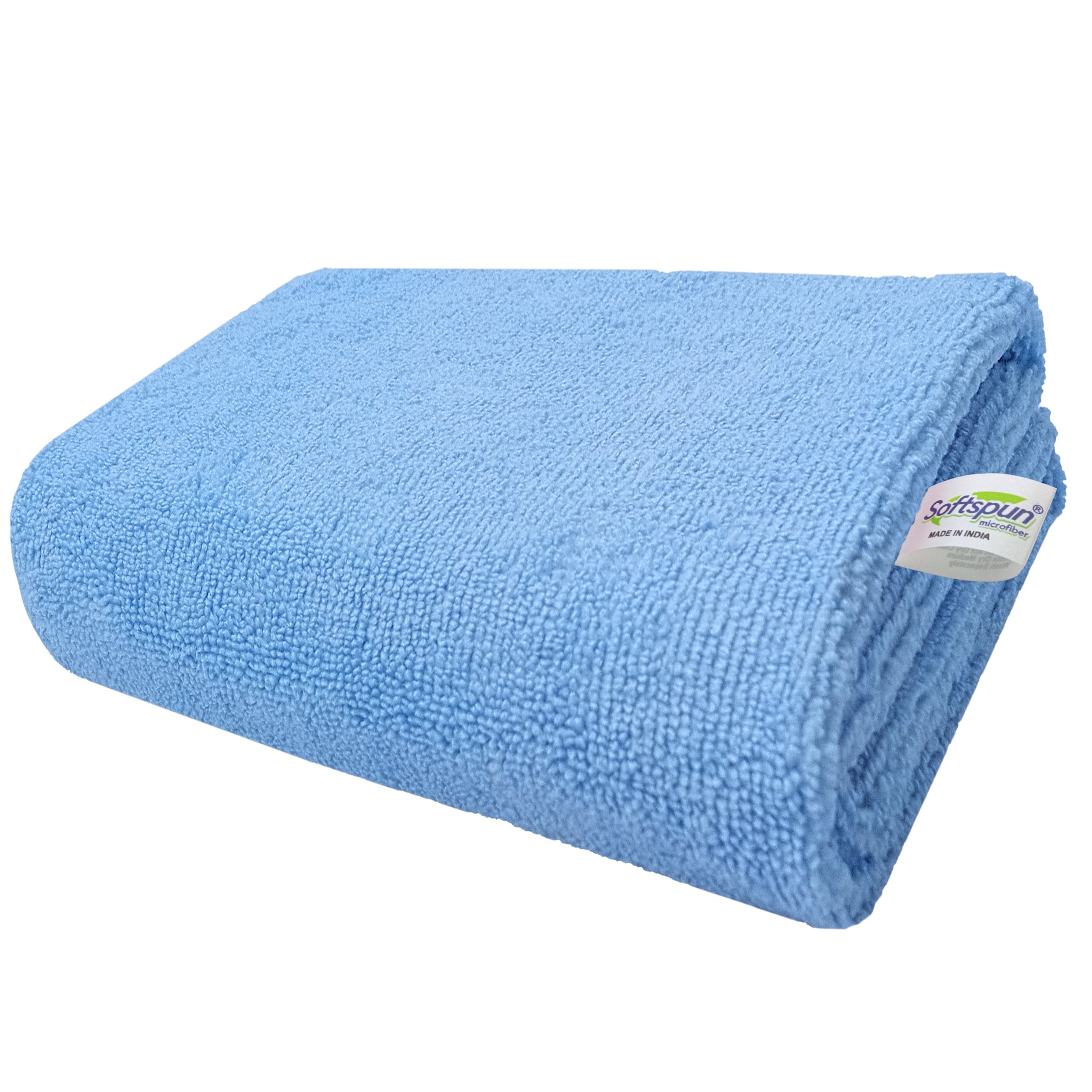 SOFTSPUN Microfiber Gym & Sports Towels for Men & Women 1 pcs, 340 GSM. Fast Drying, Super Absorbent, Lightweight & Ultra-Compact Sweat Towels for Working Out Camping, Hiking, Travel