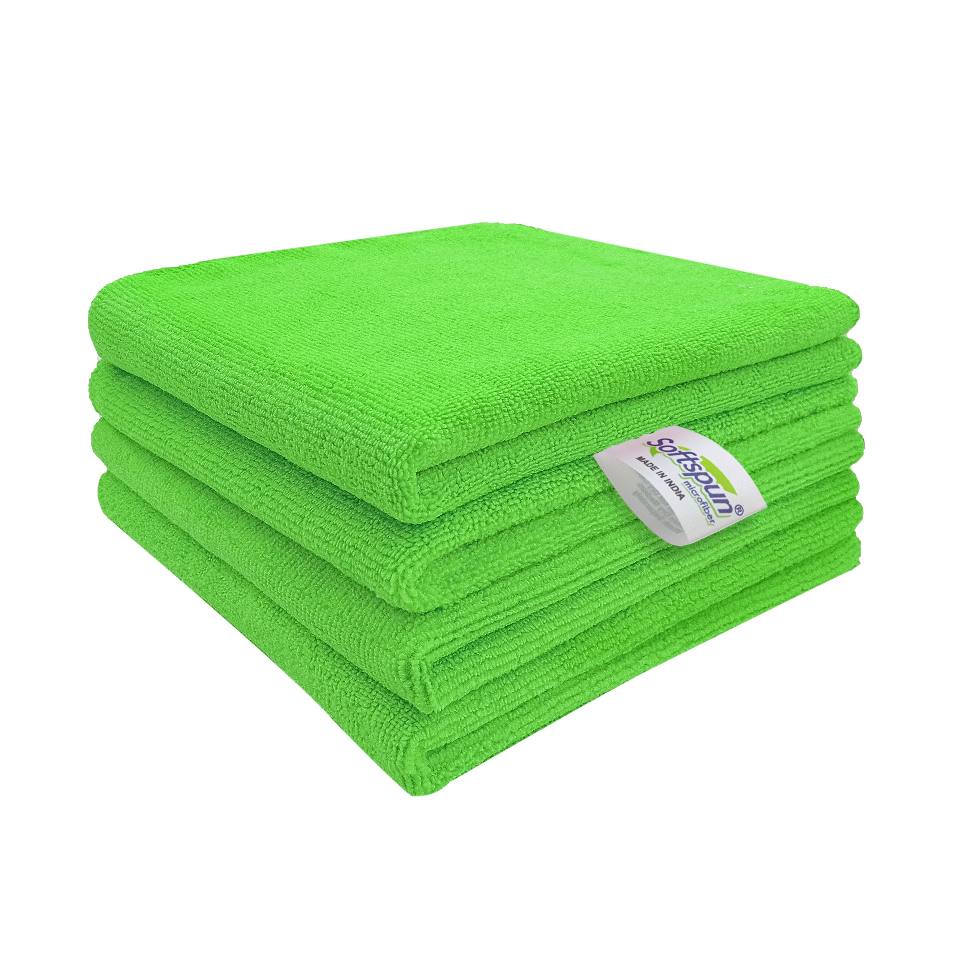 SOFTSPUN Microfiber Home & Kitchen Cleaning and Dusting Cloth 340 GSM, Highly Absorbent, Lint and Streak Free, Multi-Purpose Wash Cloth for Kitchen.