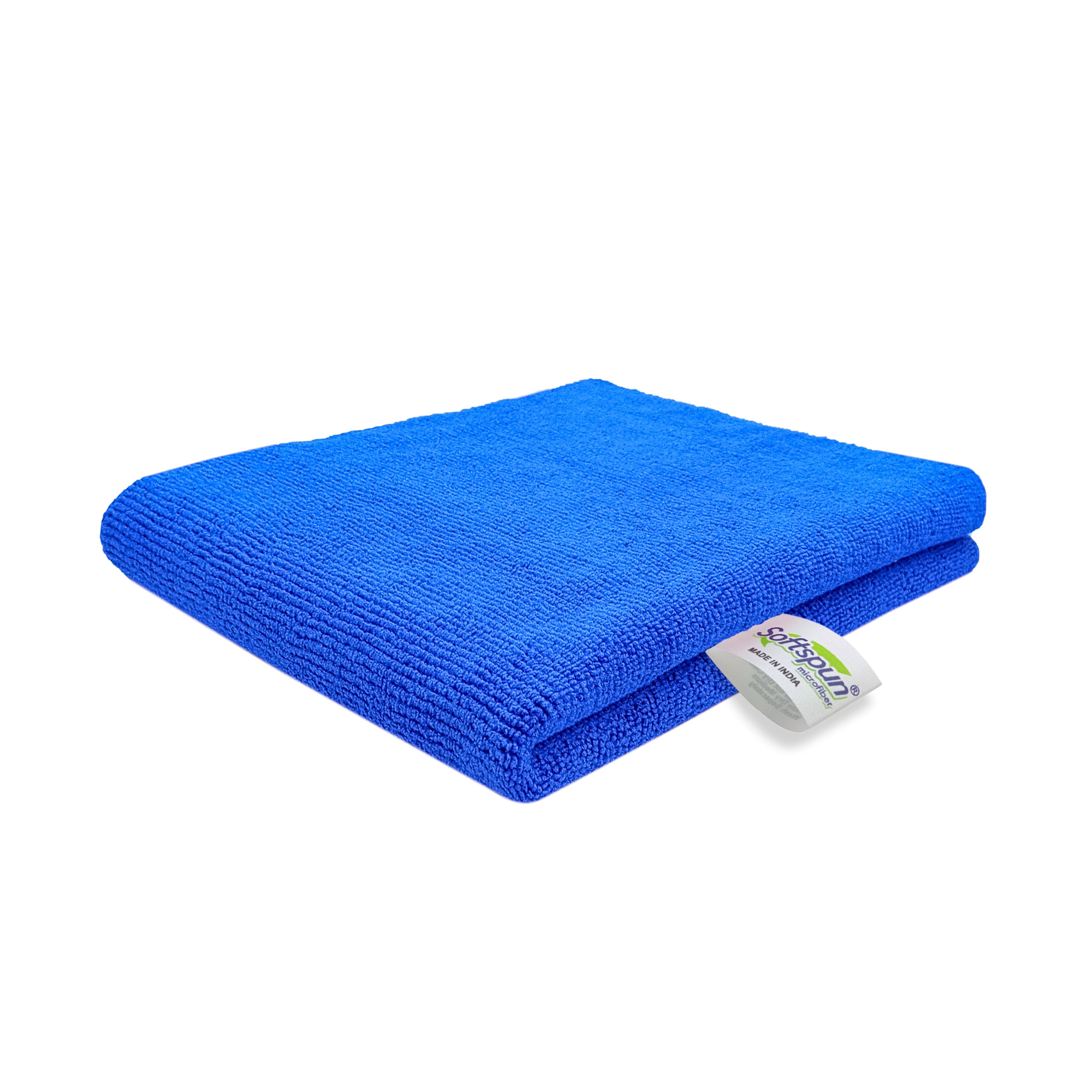 SOFTSPUN Microfiber Cleaning Cloths, Towel Set 340 GSM. Highly Absorbent, Lint and Streak Free, Multi-Purpose Wash Cloth for Kitchen, Car, Window, Stainless Steel, Silverware.