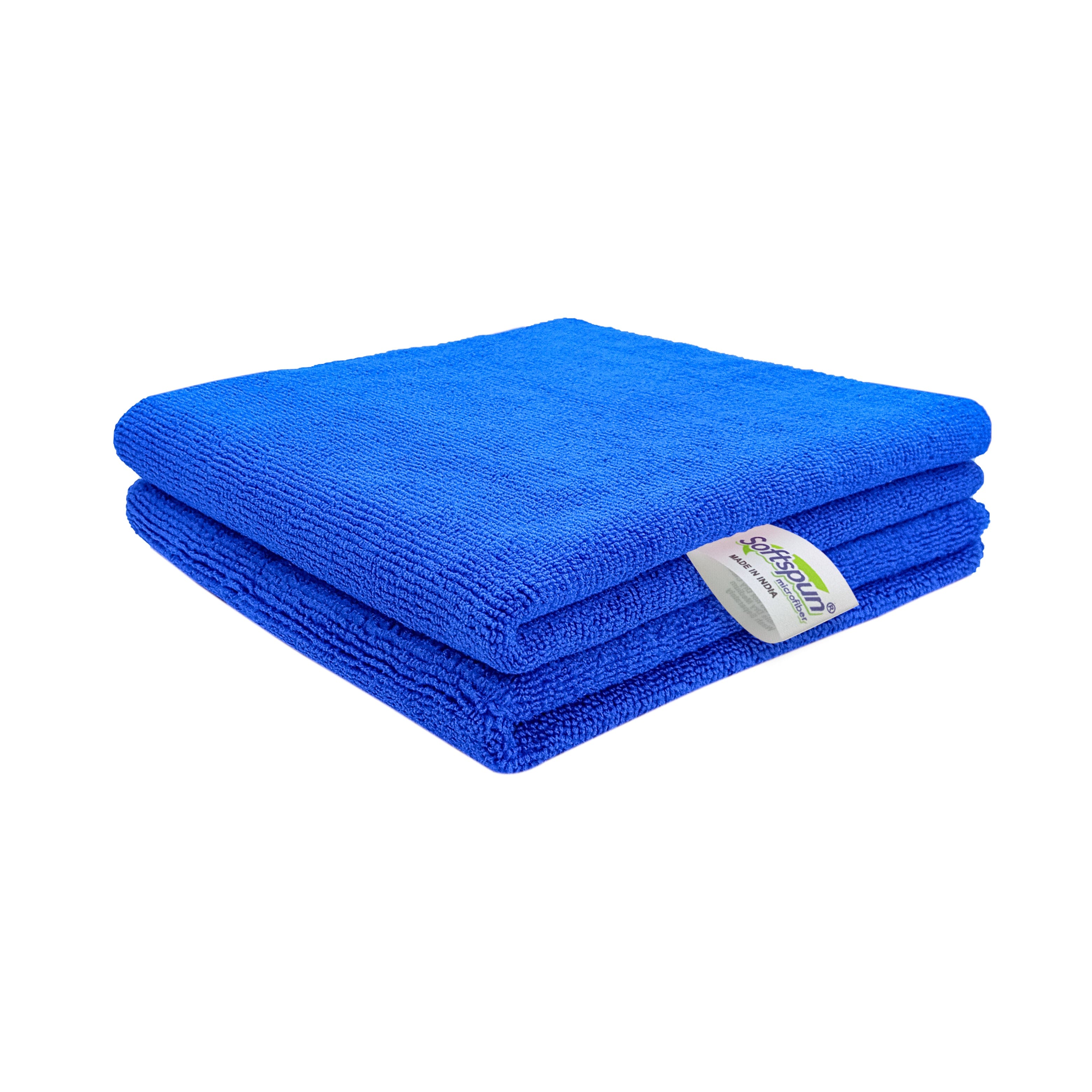 SOFTSPUN Microfiber Cleaning Cloths, Towel Set 340 GSM. Highly Absorbent, Lint and Streak Free, Multi-Purpose Wash Cloth for Kitchen, Car, Window, Stainless Steel, Silverware.