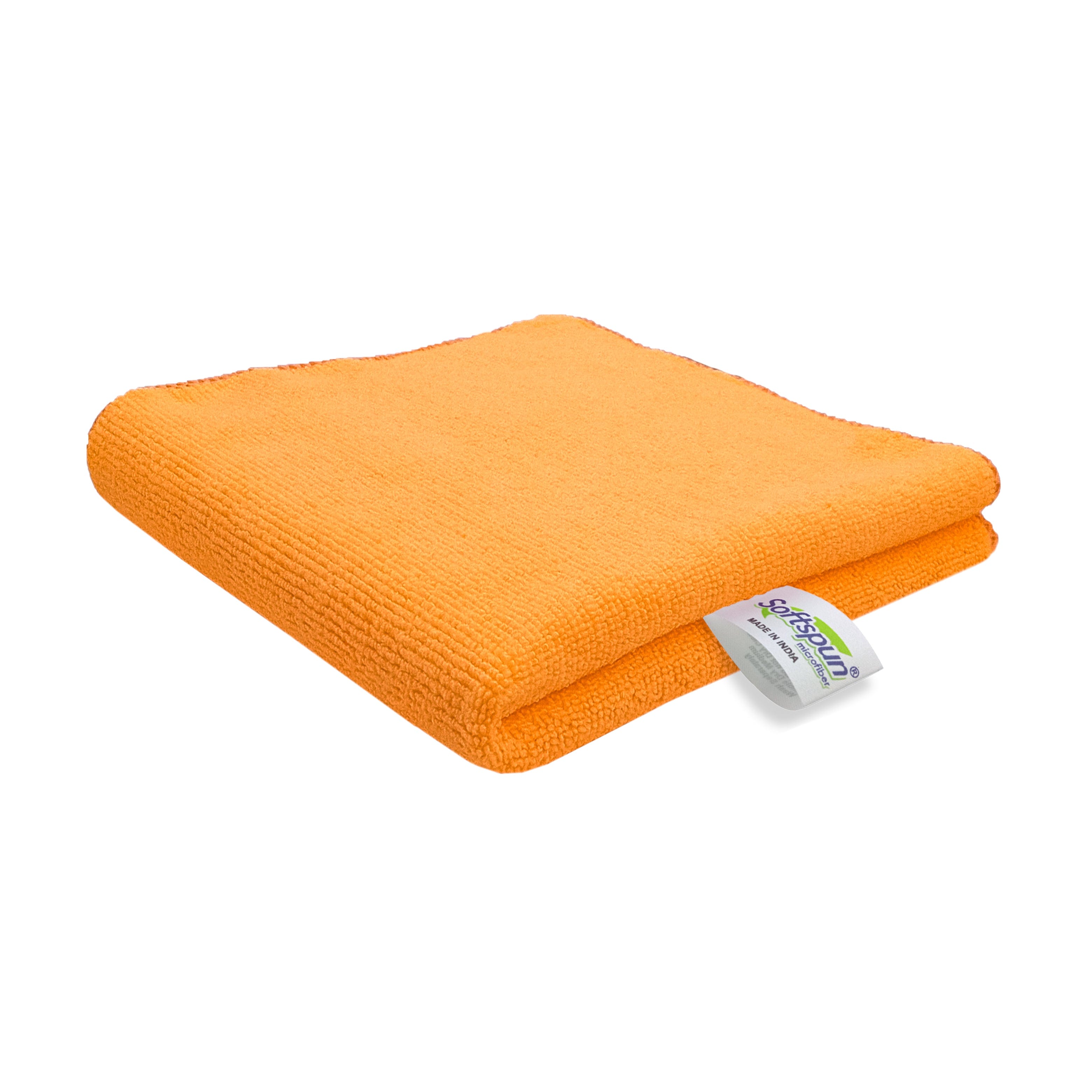 SOFTSPUN Microfiber Cleaning Cloths, Towel Set 340 GSM. Highly Absorbent, Lint and Streak Free, Multi-Purpose Wash Cloth for Kitchen, Car, Window, Stainless Steel, Silverware.