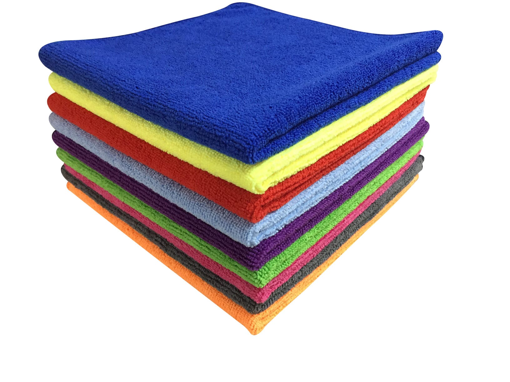 SOFTSPUN B Quality Microfiber Cloth - Going Cheap! - Assorted Colour - Thick Lint & Streak-Free Multipurpose Cloths - for Car Bike Cleaning Polishing Washing & Detailing.