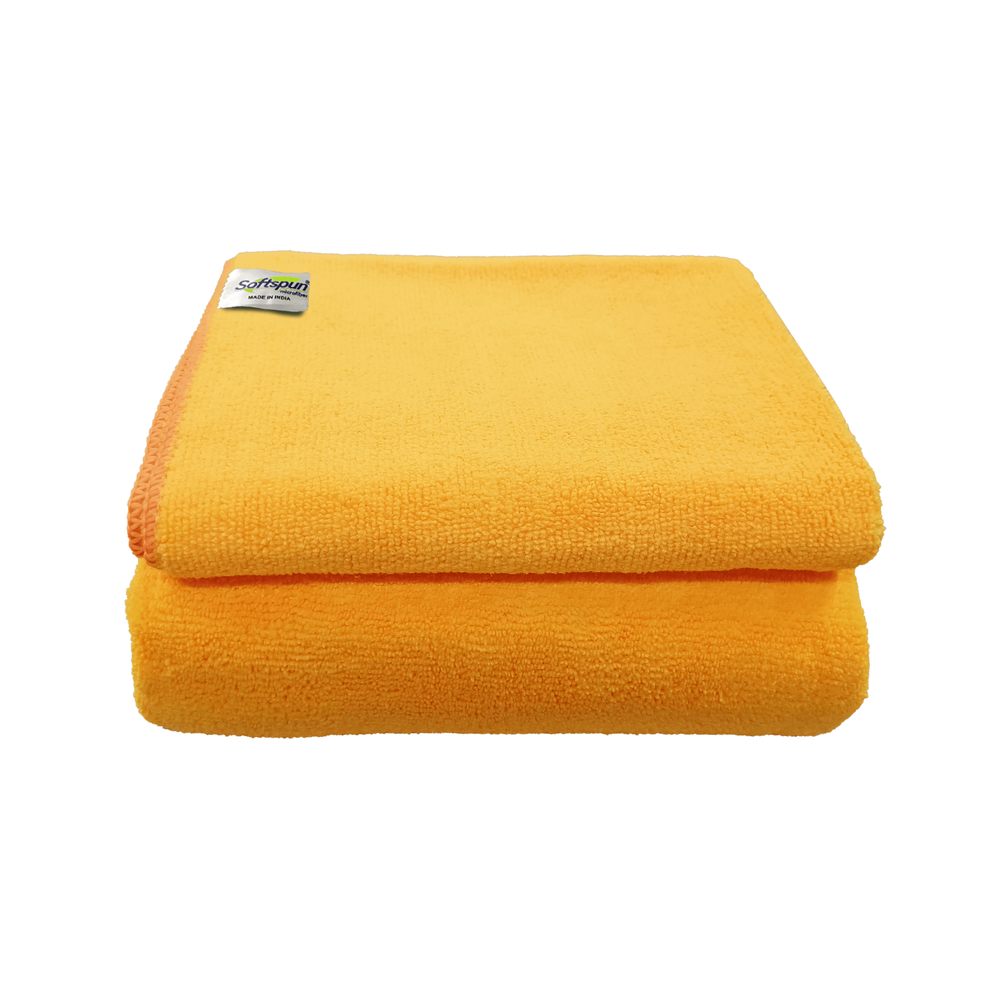 SOFTSPUN Microfiber Baby Face & Bath Towel Set of 2 Pieces, 340 GSM. Super Soft & Comfortable for Newborn Babies, Quick Drying, Ultra Absorbent in Large Size.