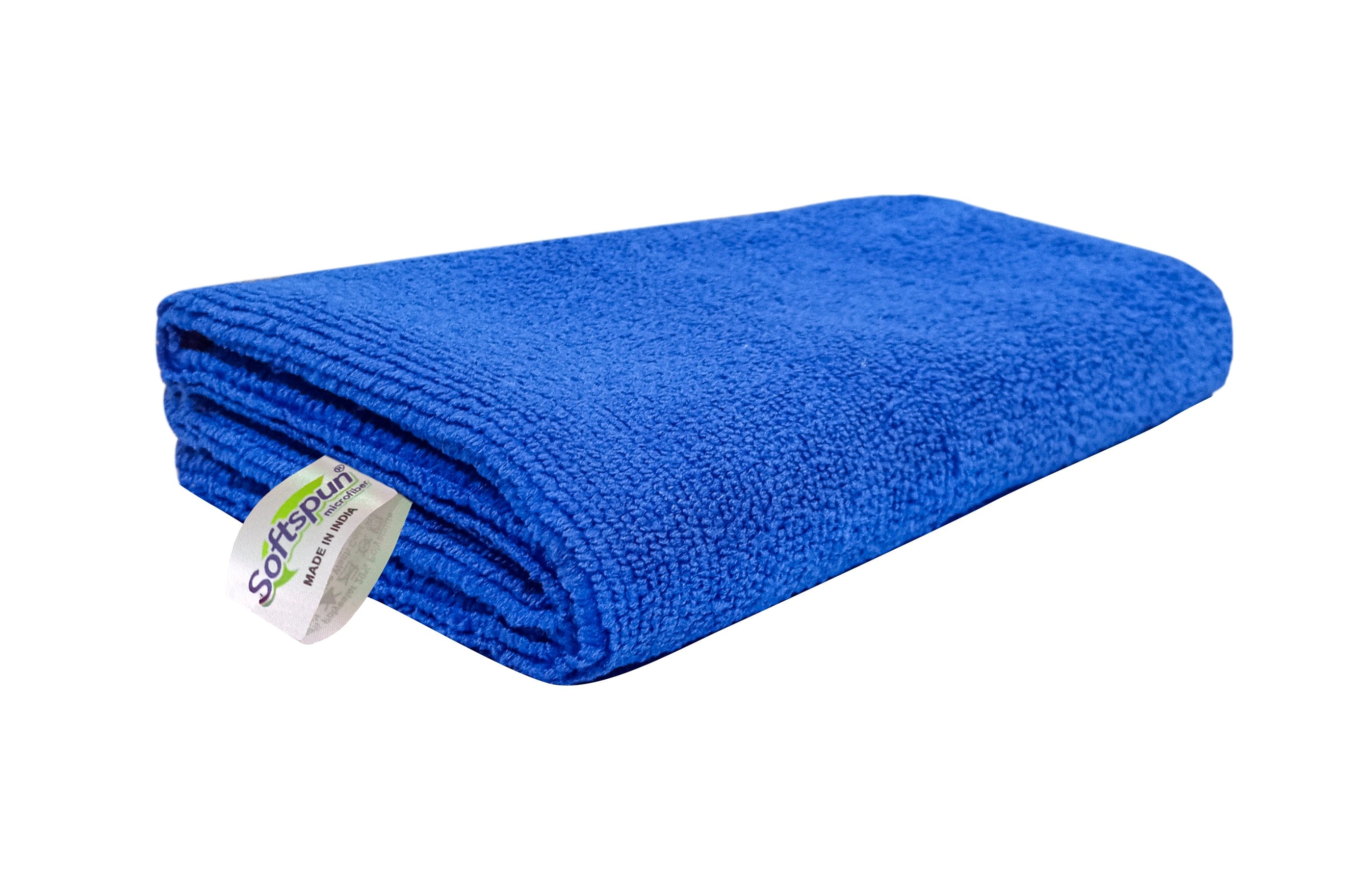 SOFTSPUN Microfiber Cloth - 340 GSM Thick 100 Lint & Streak-Free Multipurpose Cloths - Automotive Microfiber Towels for Car Bike Cleaning Polishing Washing & Detailing