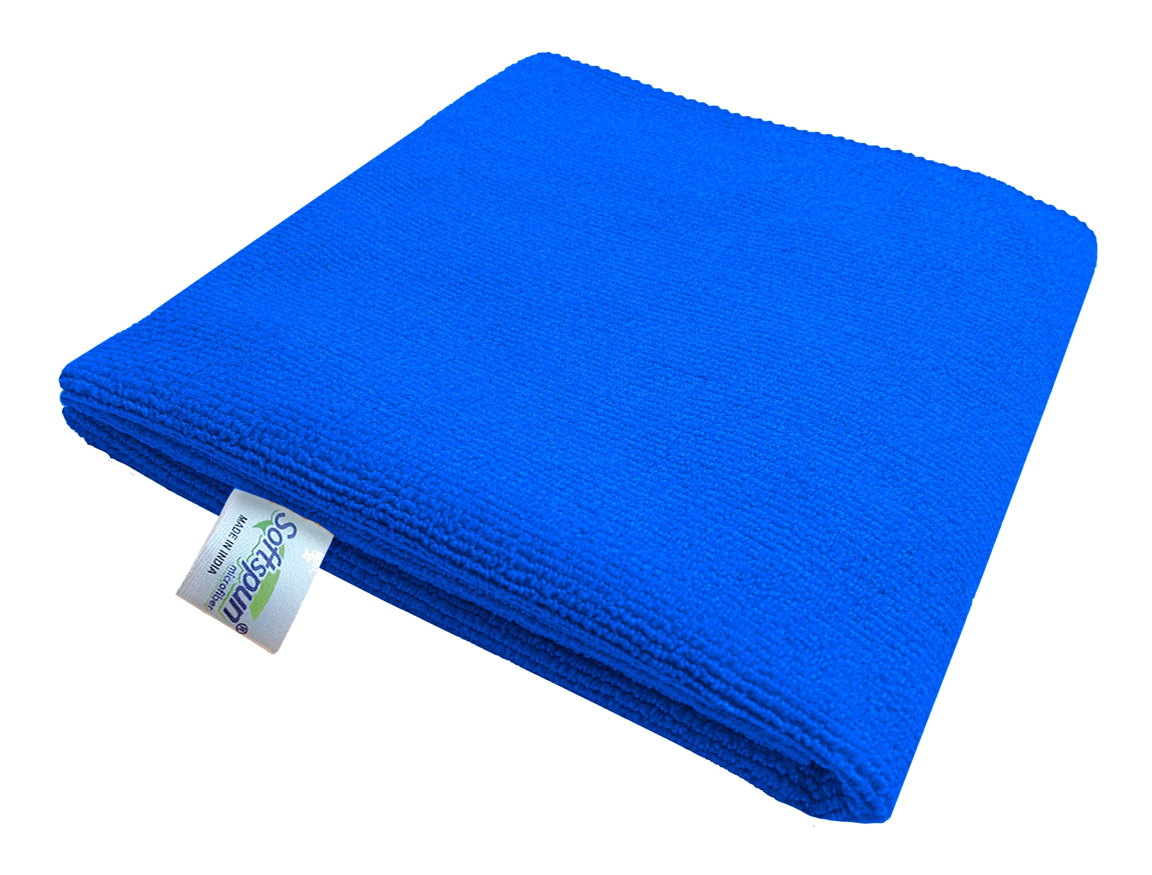 SOFTSPUN Microfiber Hair and Face Care Towel Set of 1 Piece, 340 GSM. Super Soft & Comfortable, Quick Drying, Ultra Absorbent in Large Size.